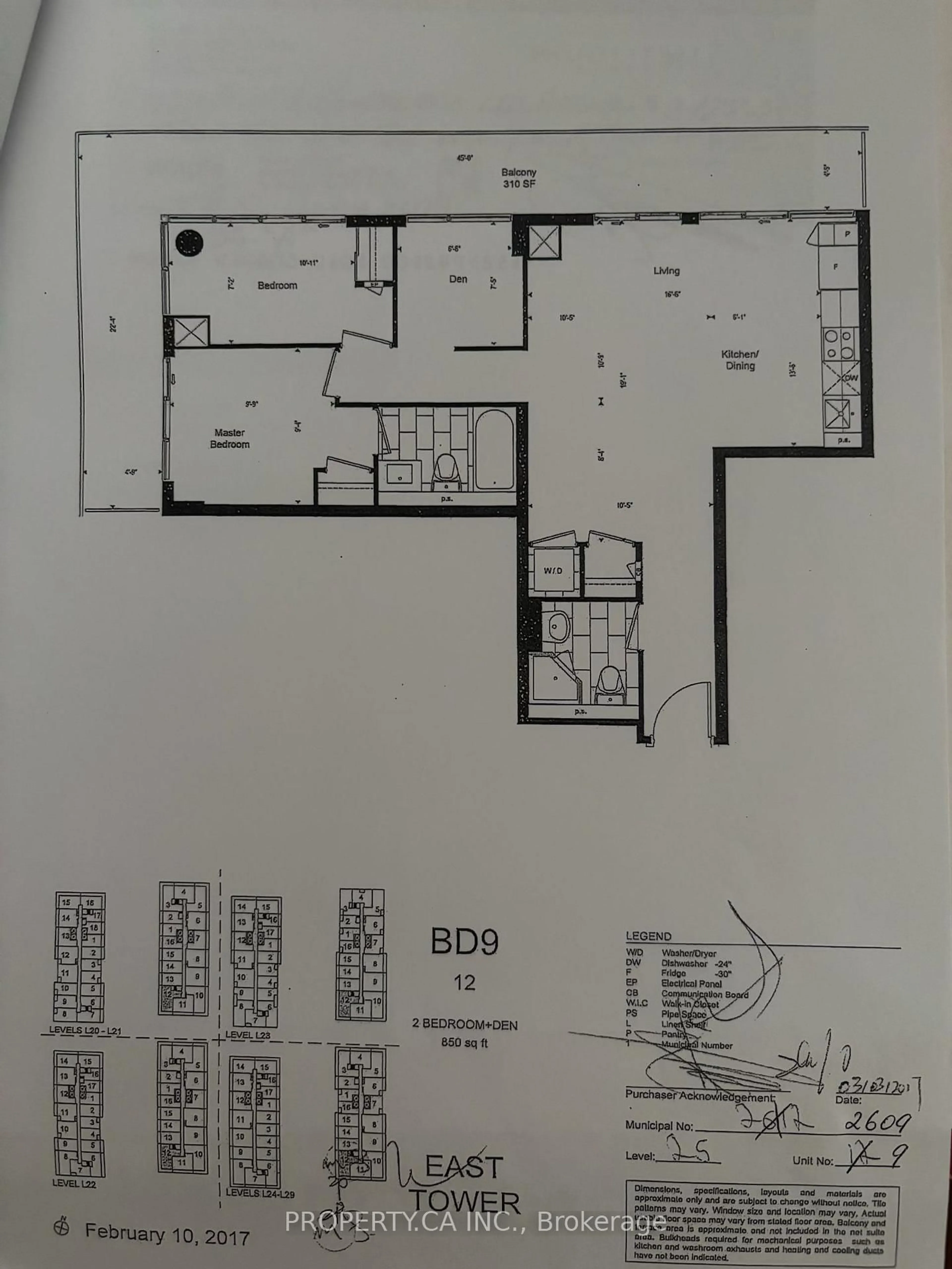 Floor plan for 70 Princess St, Toronto Ontario M5A 0X6
