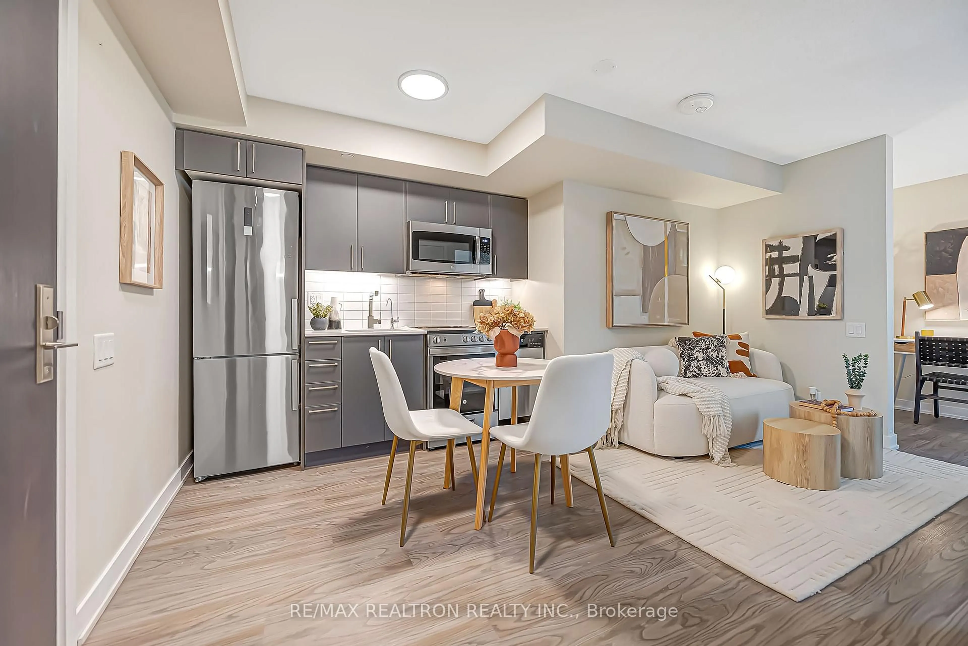 Open concept kitchen, unknown for 38 Monte Kwinter Crt #501, Toronto Ontario M3H 0E2