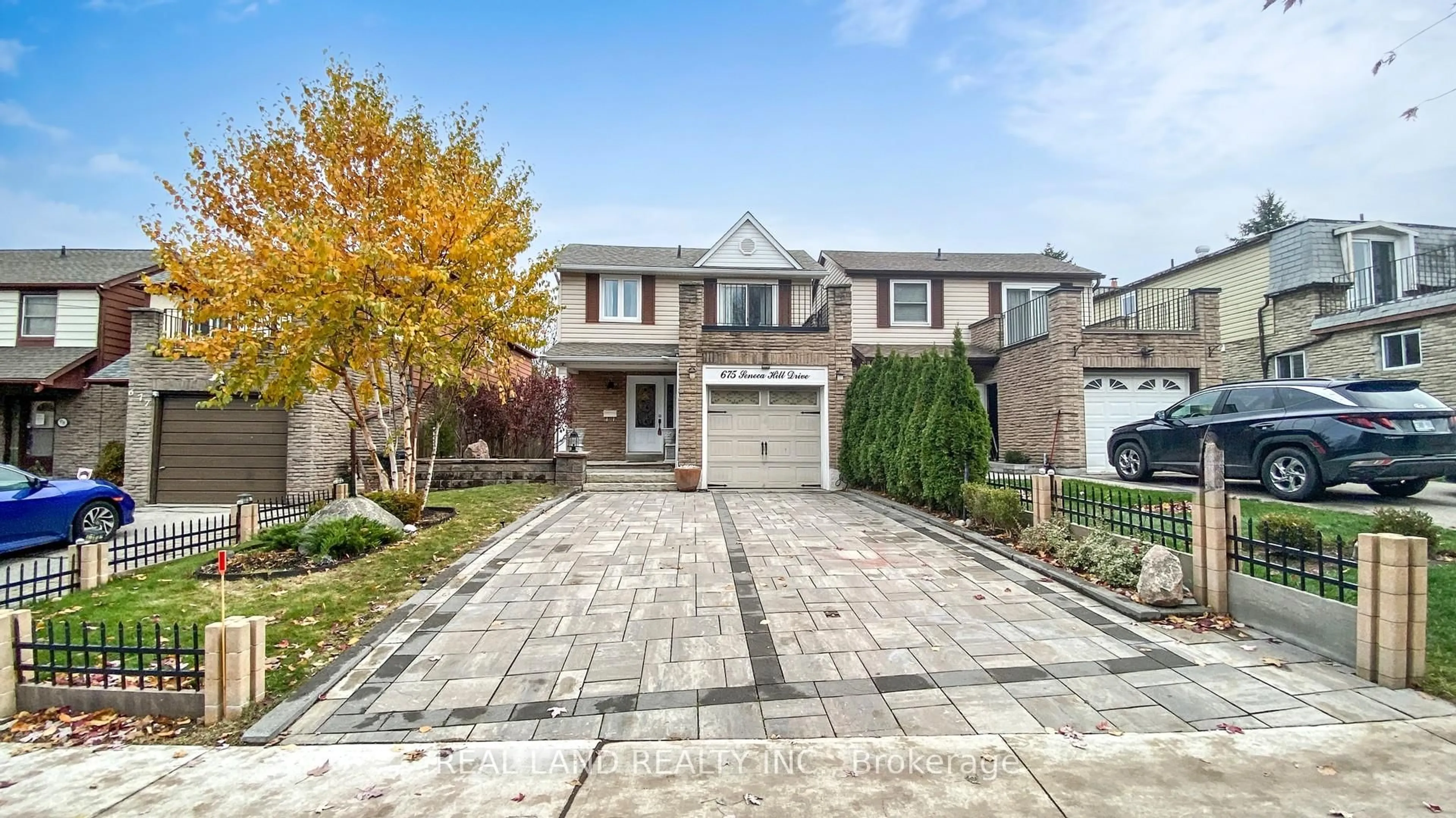 Home with brick exterior material, street for 675 Seneca Hill Dr, Toronto Ontario M2J 2W7