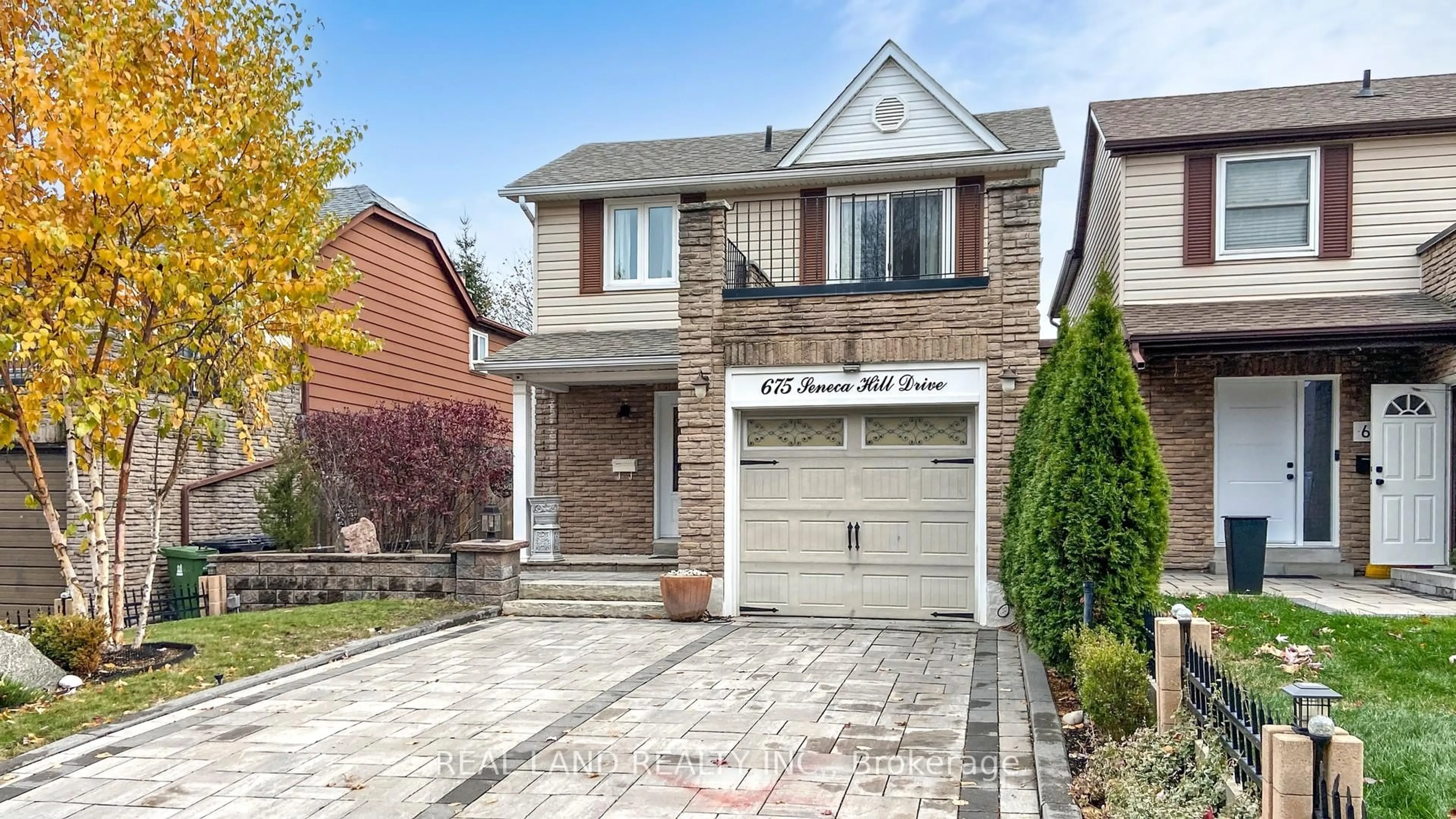 Home with brick exterior material, street for 675 Seneca Hill Dr, Toronto Ontario M2J 2W7
