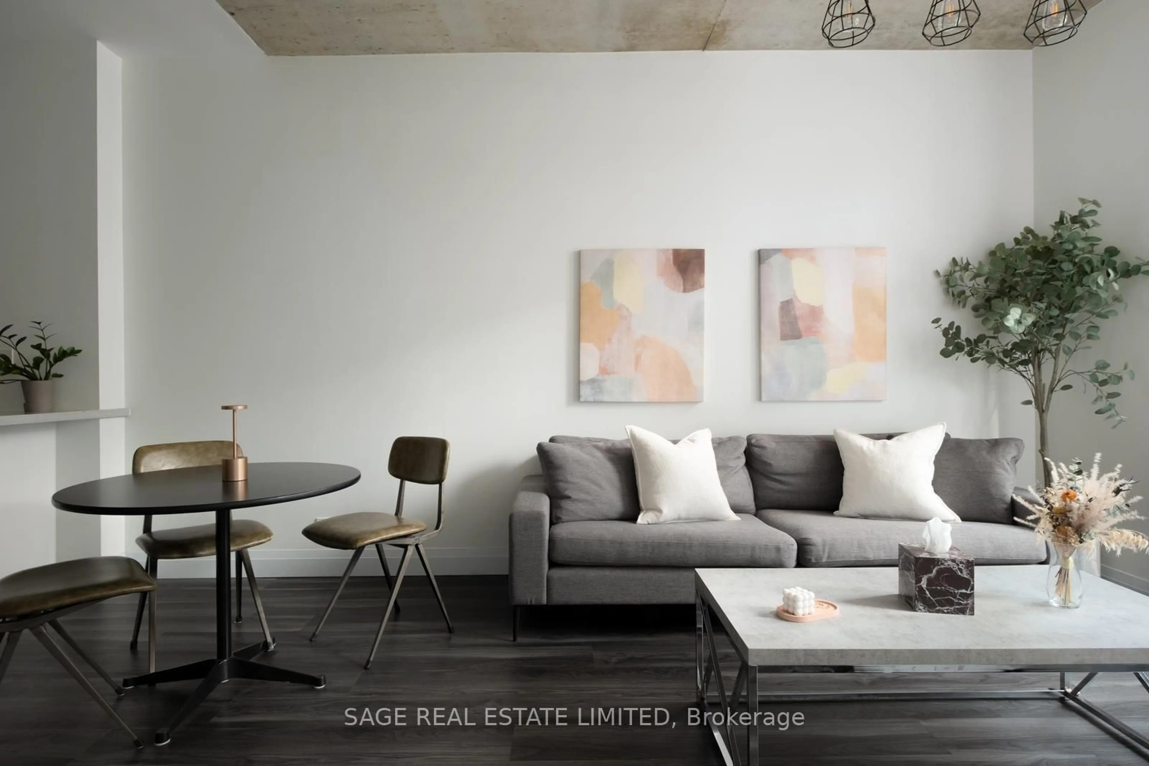 Living room with furniture, unknown for 36 Charlotte St #603, Toronto Ontario M5V 3P7