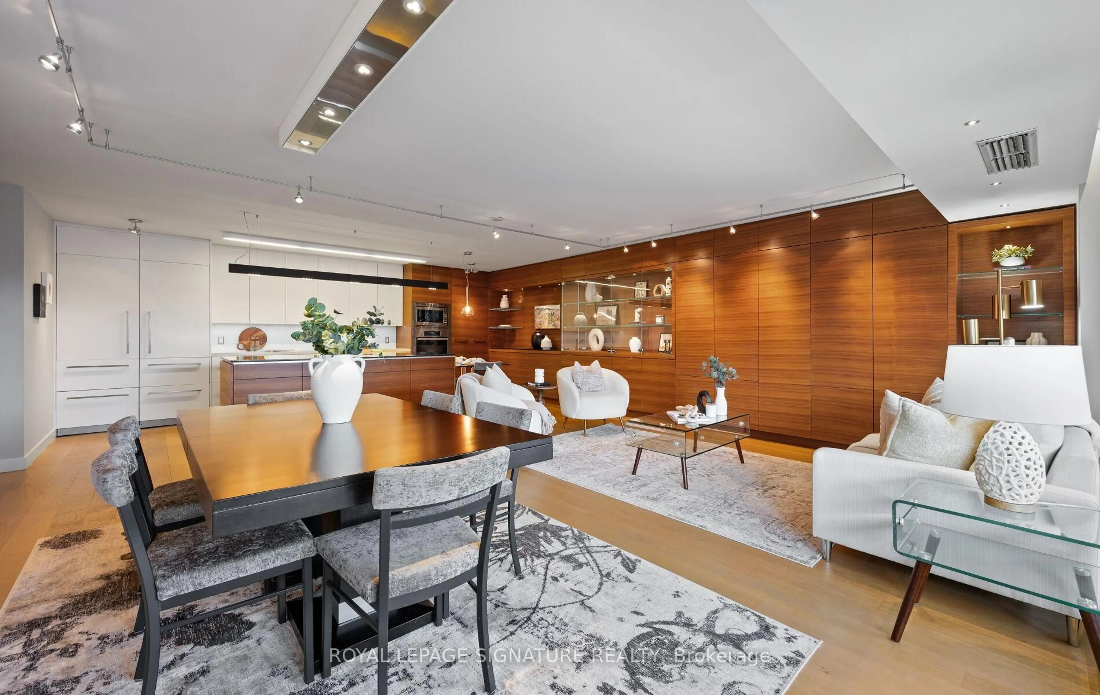 Dining room, wood/laminate floor for 260 Heath St #409, Toronto Ontario M5P 3L6