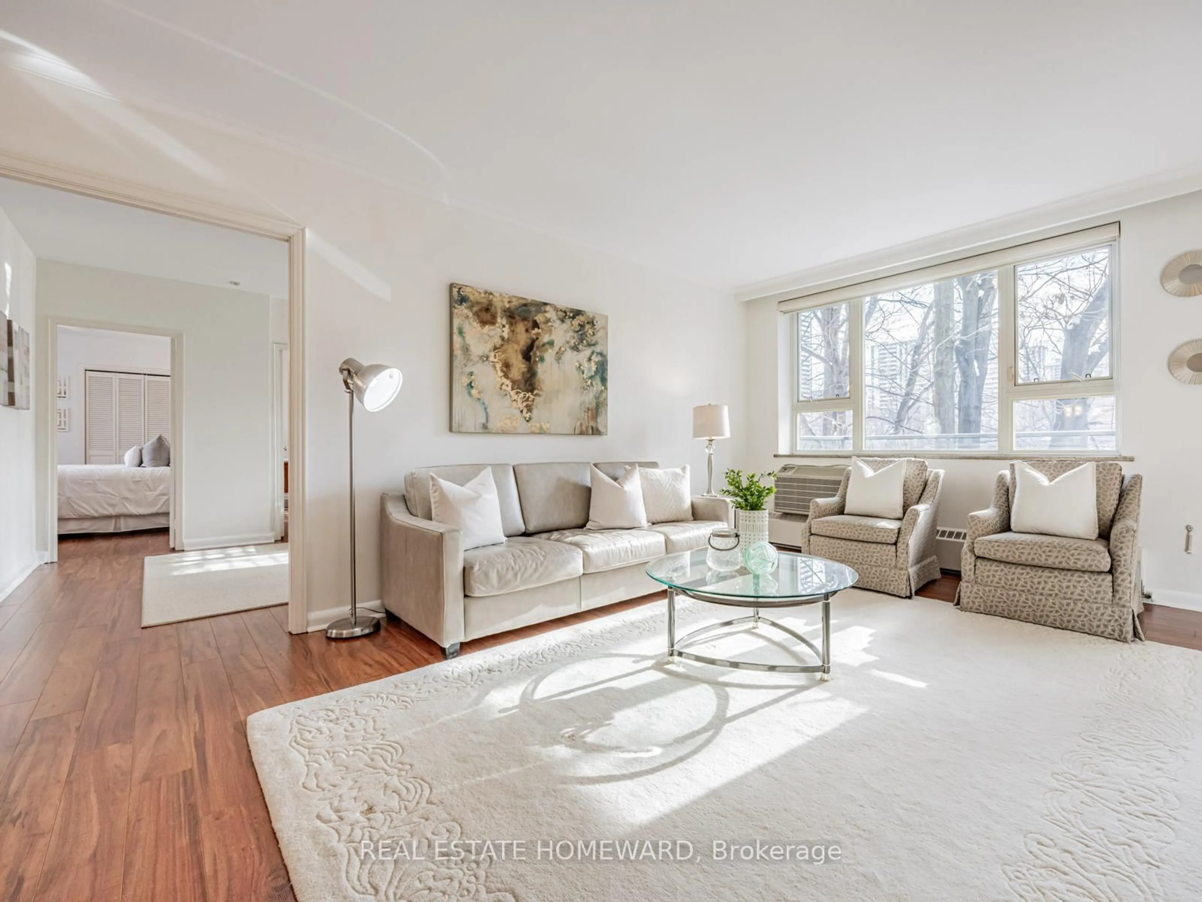 Living room with furniture, unknown for 40 Glen Rd #210, Toronto Ontario M4W 2V1