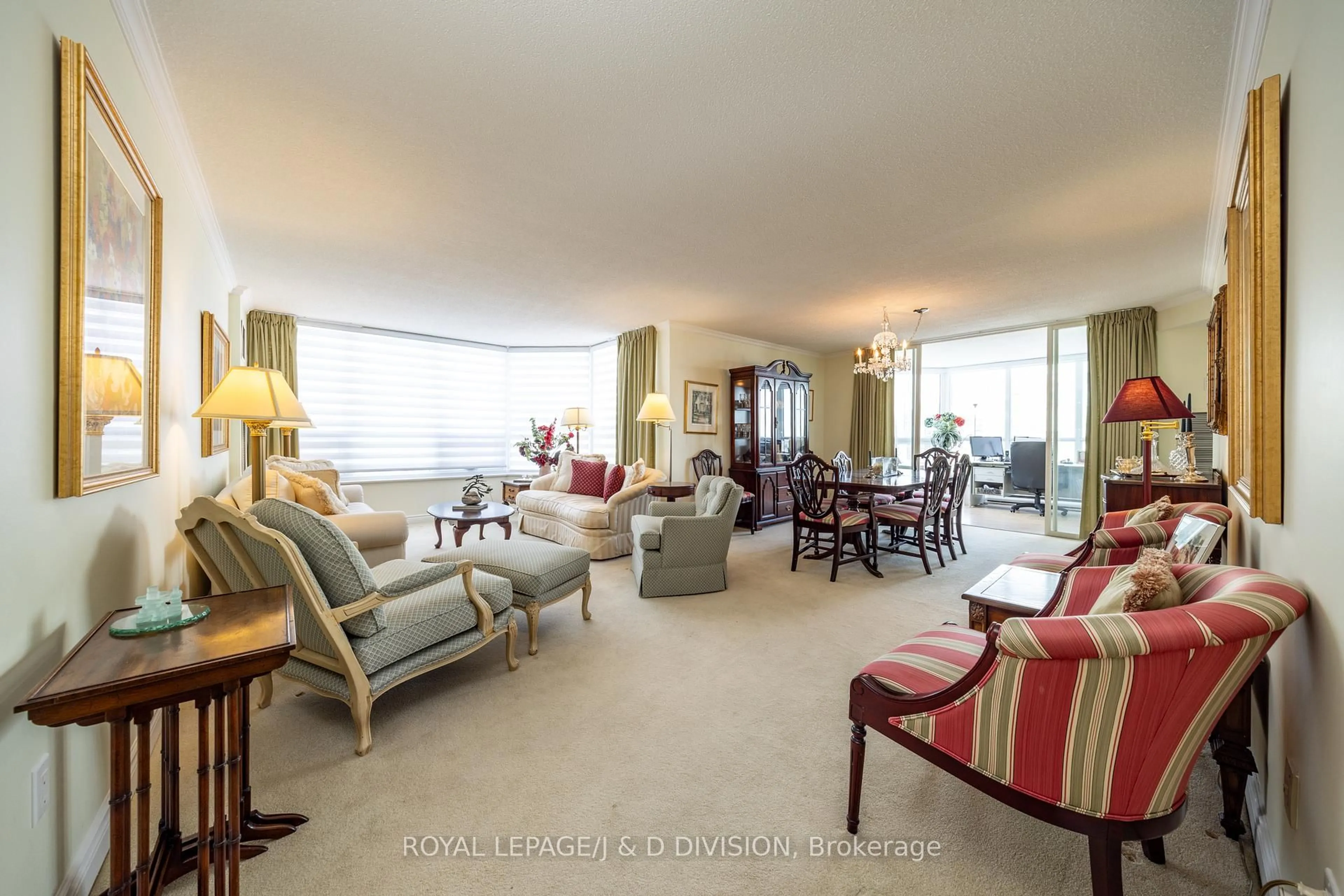 Living room with furniture, unknown for 65 Spring Garden Ave #1710, Toronto Ontario M2N 6H9