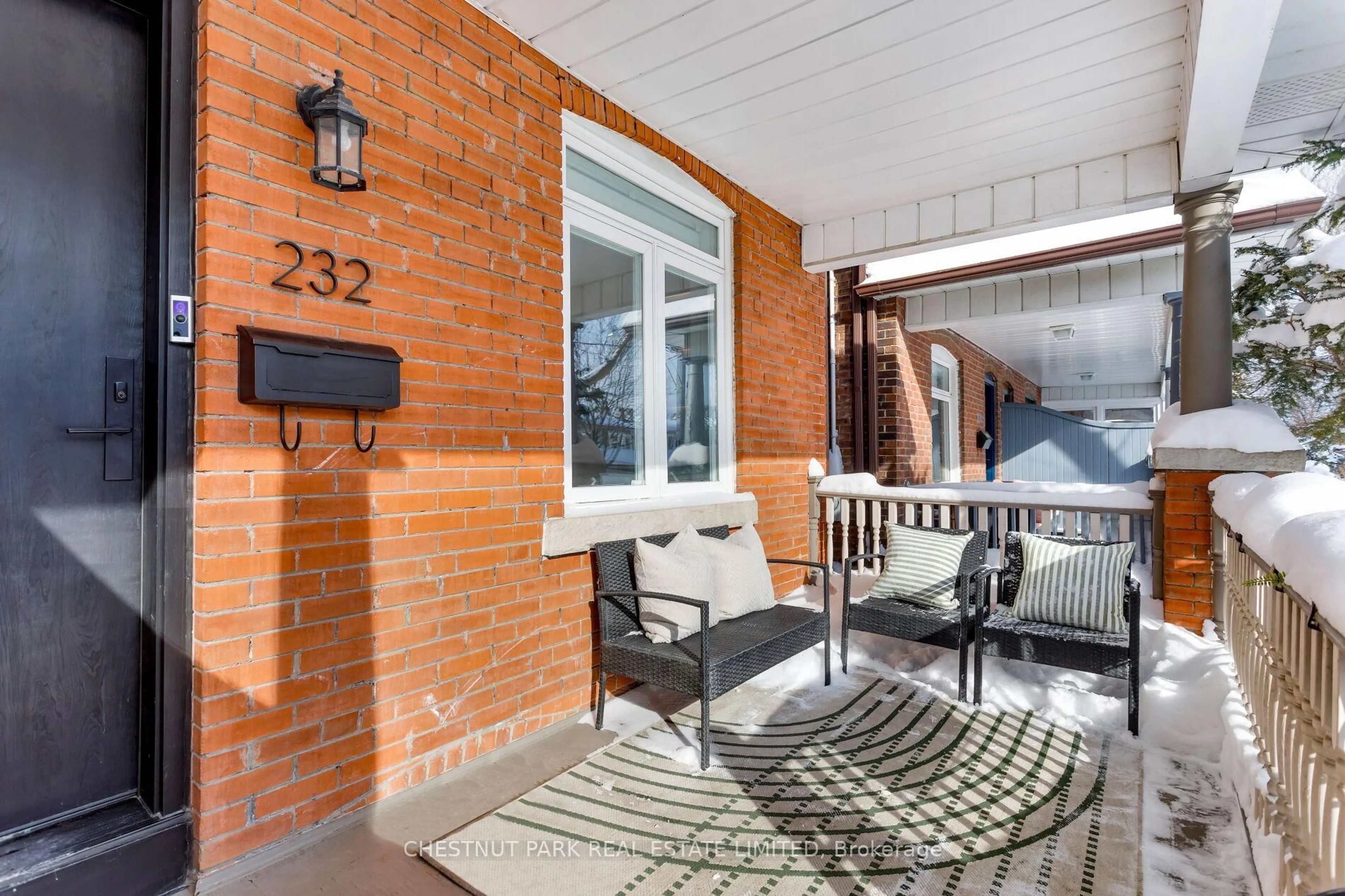 Patio, street for 232 Ashworth Ave, Toronto Ontario M6G 2A7