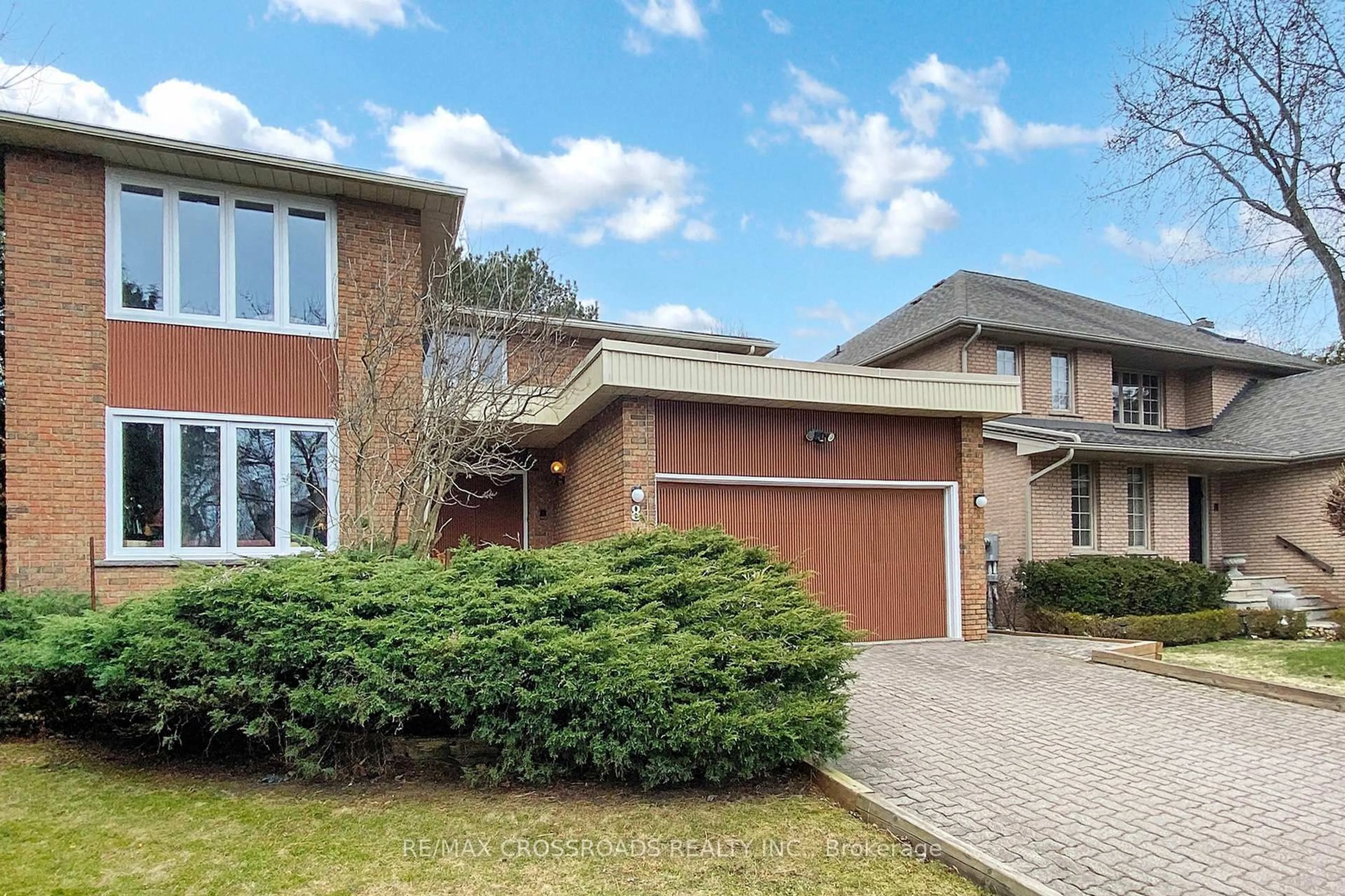 Home with brick exterior material, street for 8 Orchid Crt, Toronto Ontario M2L 2X8