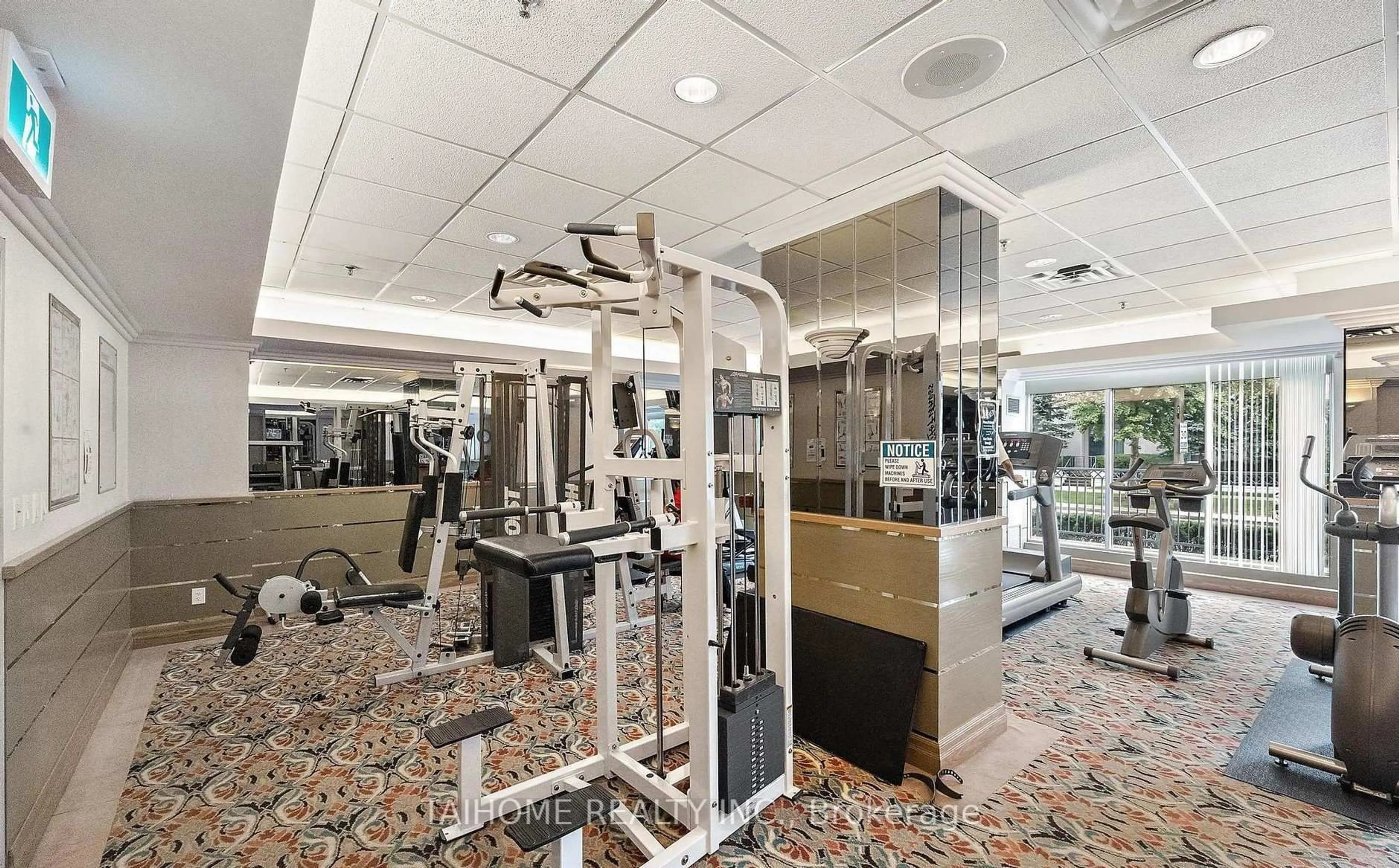 Gym or fitness room for 28 Hollywood Ave #809, Toronto Ontario M2N 6S4