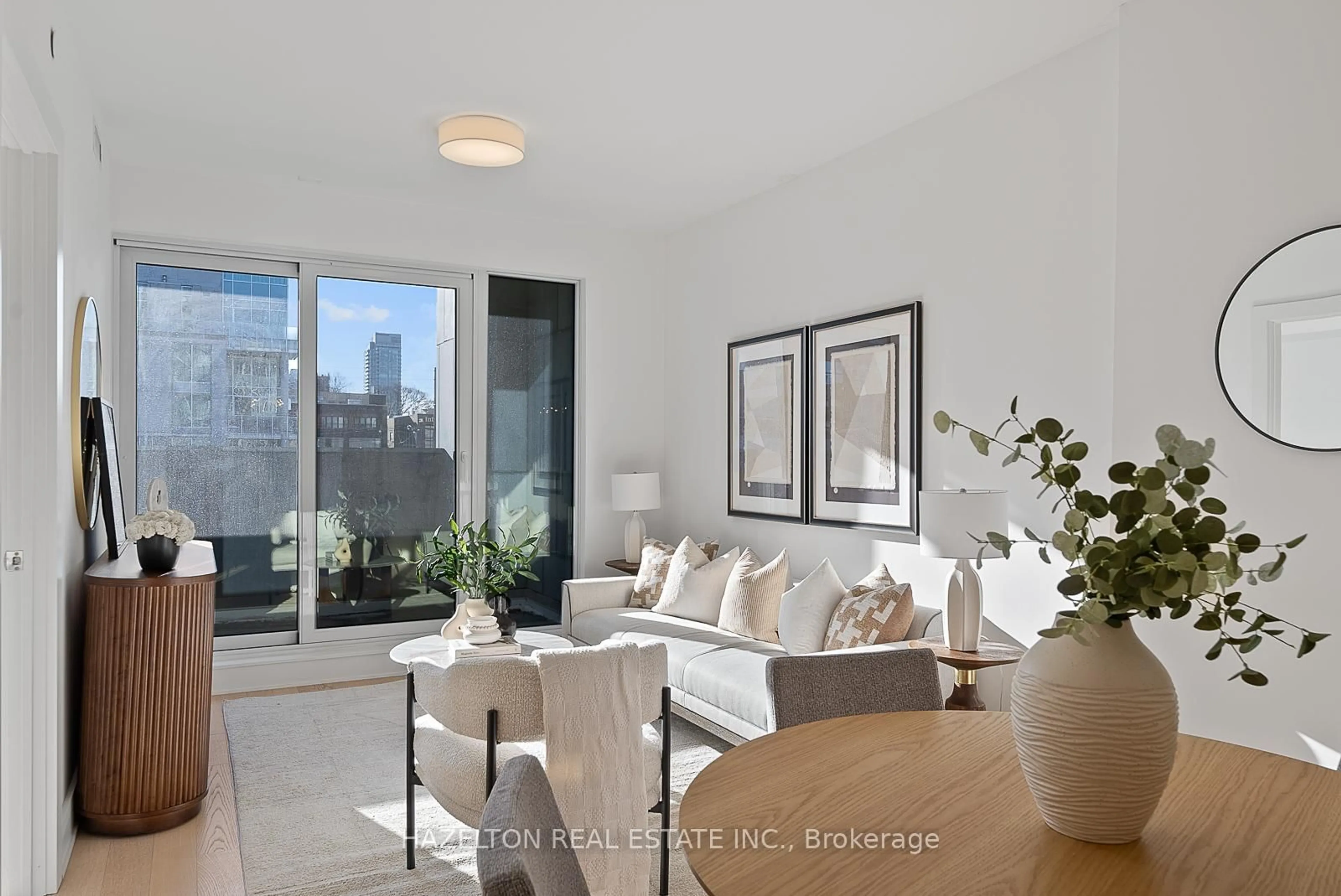 Living room with furniture, unknown for 128 Pears Ave #302, Toronto Ontario M5R 0A9