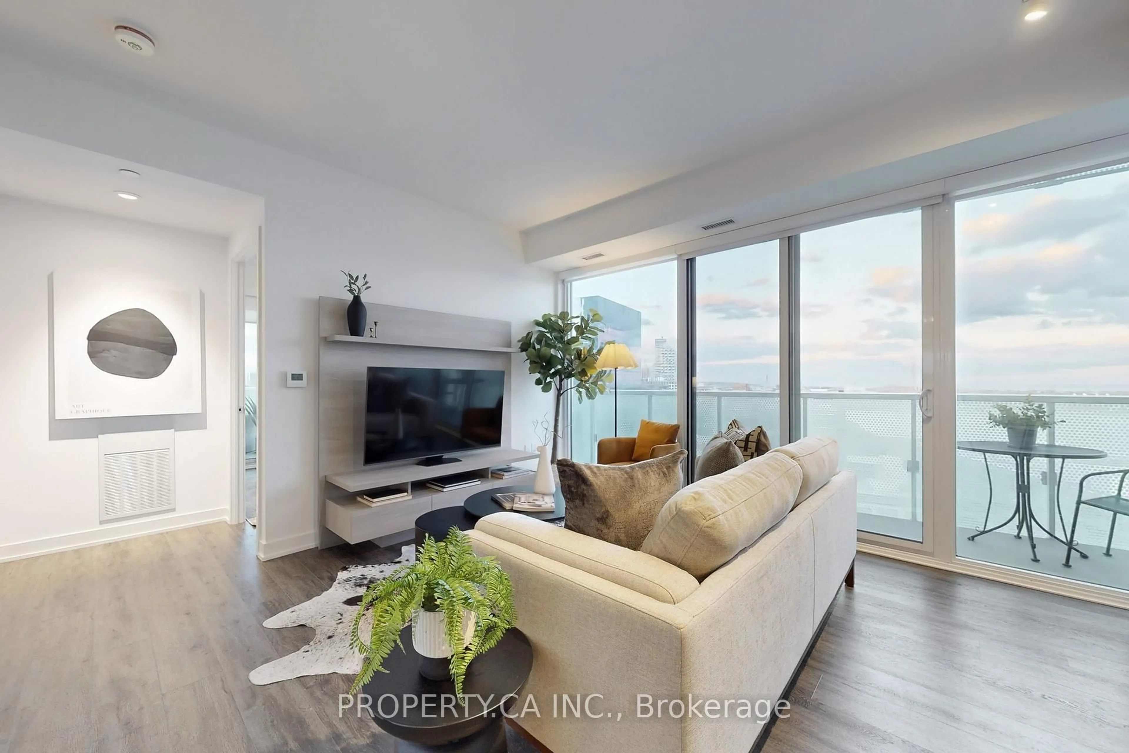 Living room with furniture, unknown for 15 Queens Quay #2209, Toronto Ontario M5E 0C5