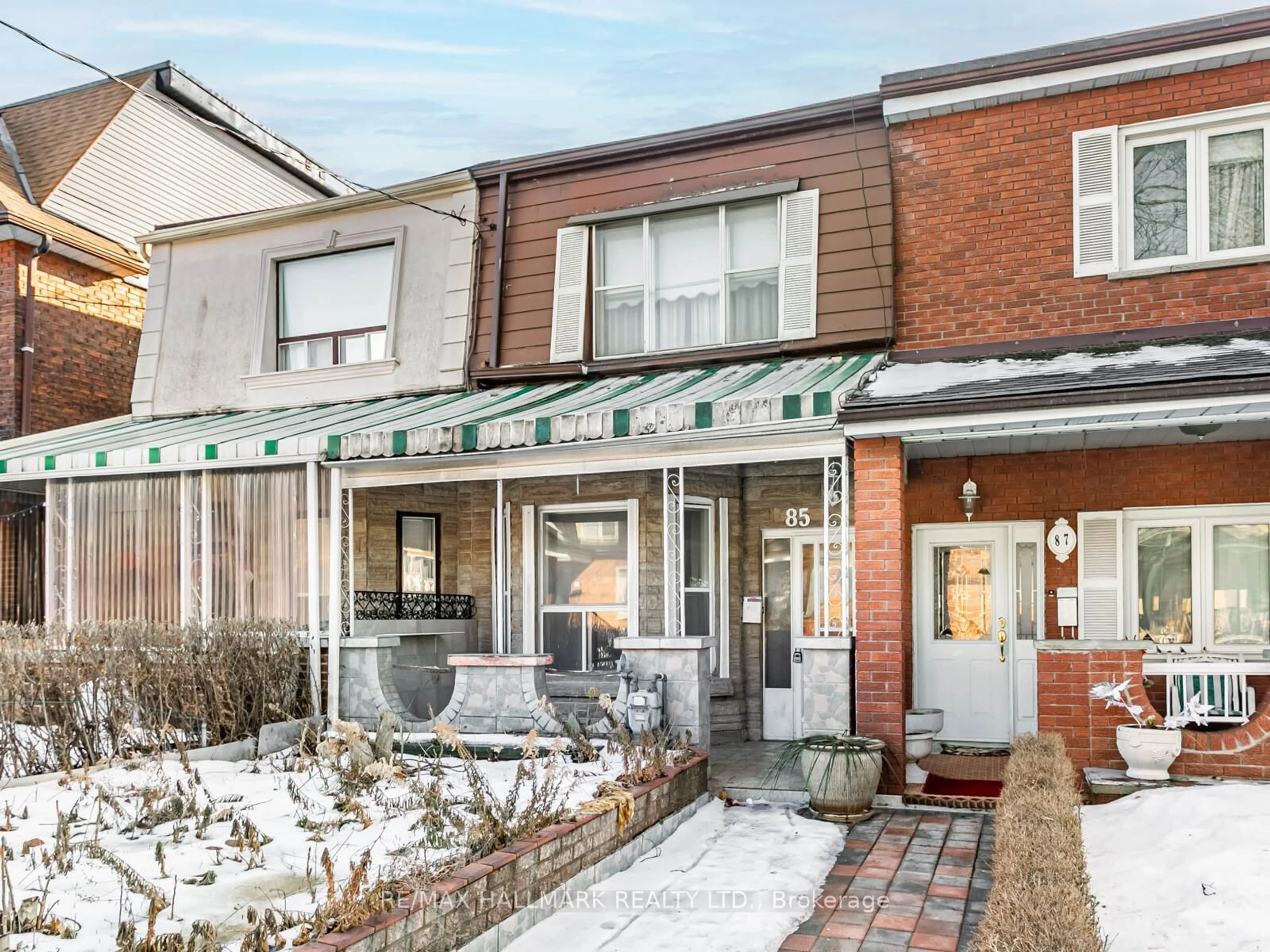 Home with brick exterior material, street for 85 Lindsey Ave, Toronto Ontario M6H 1E4