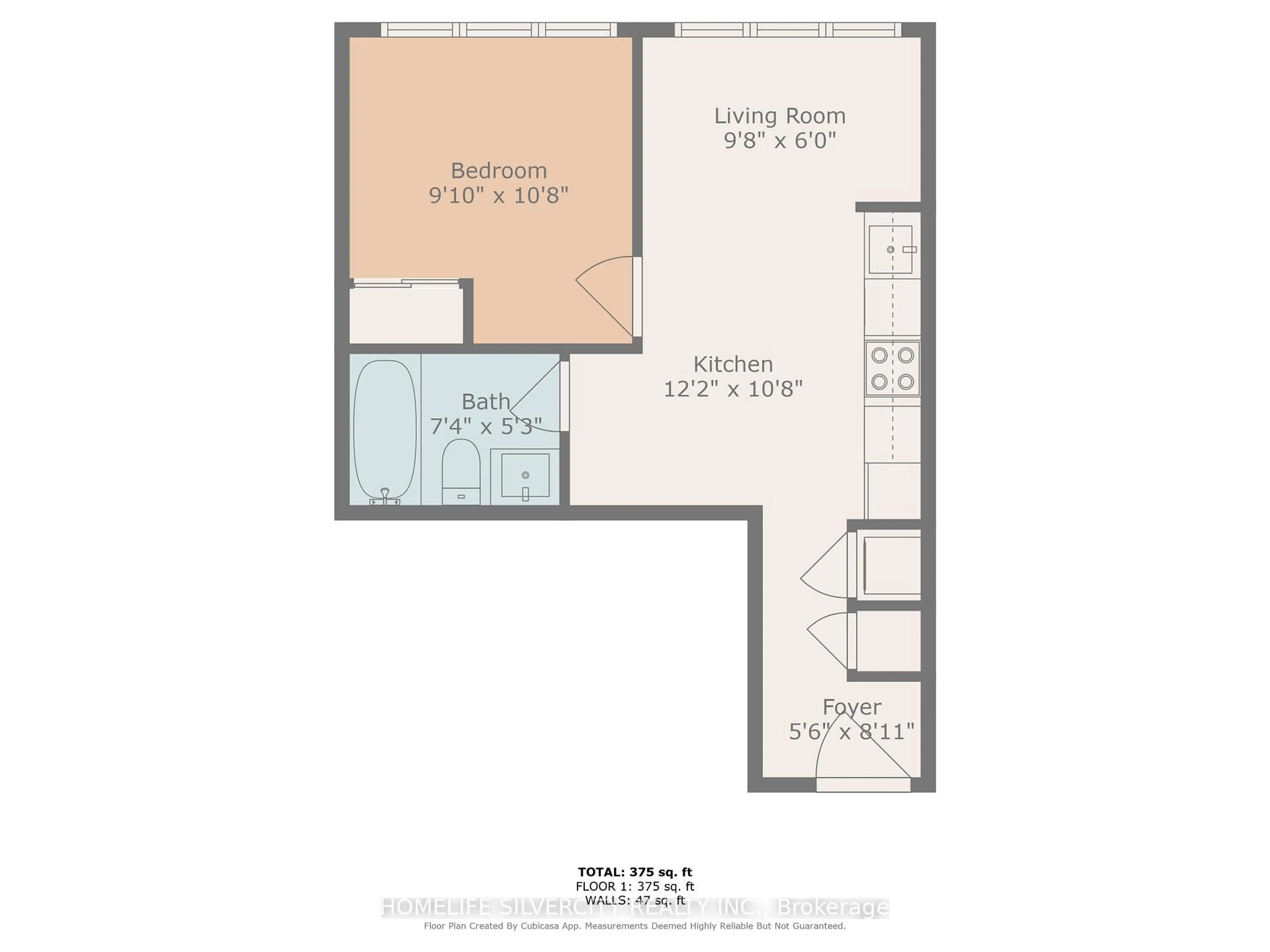 Floor plan for 181 Dundas St #Ph8, Toronto Ontario M5A 1Z4