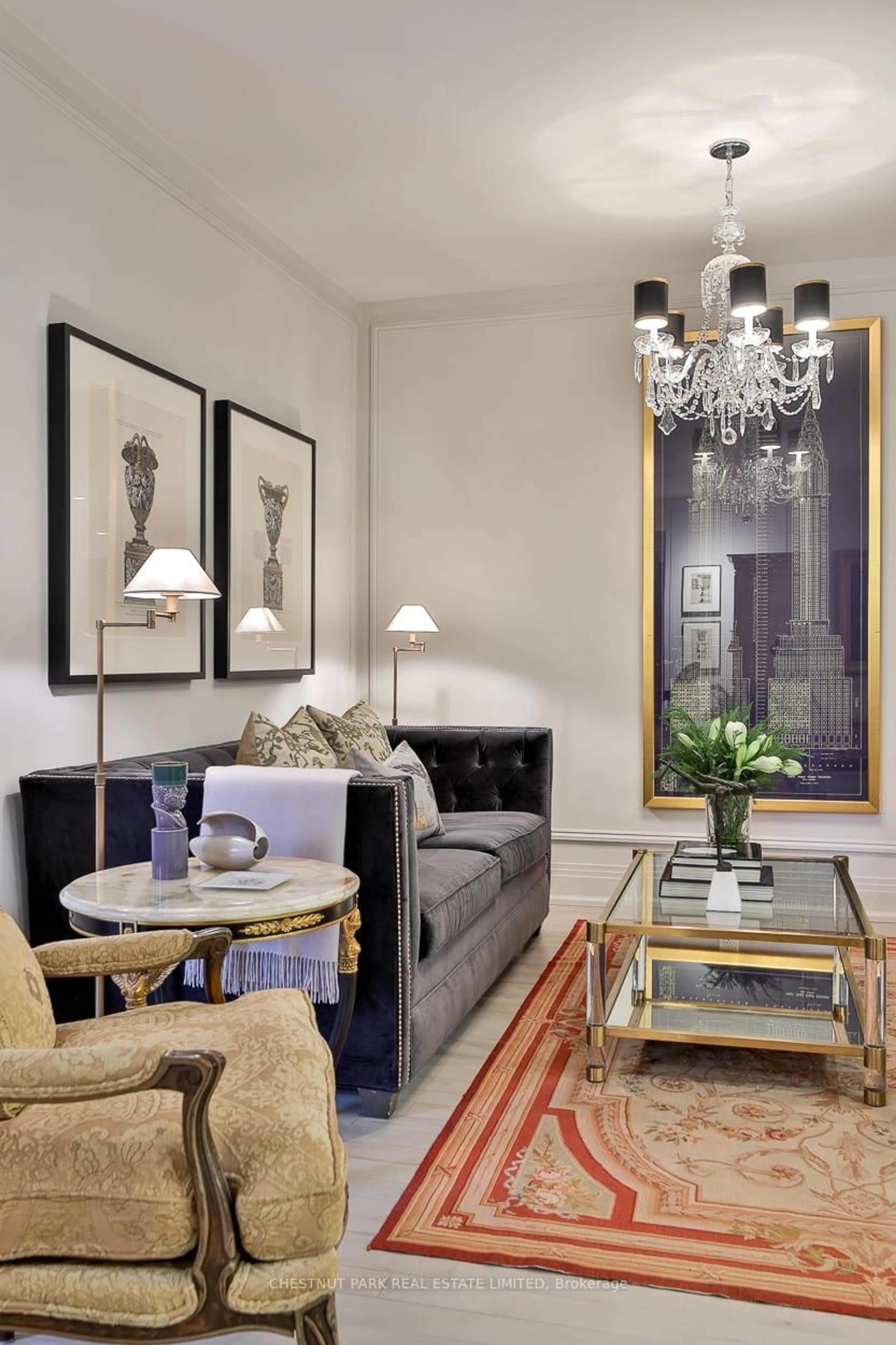 Living room with furniture, unknown for 99 Avenue Rd #508, Toronto Ontario M5R 2G5