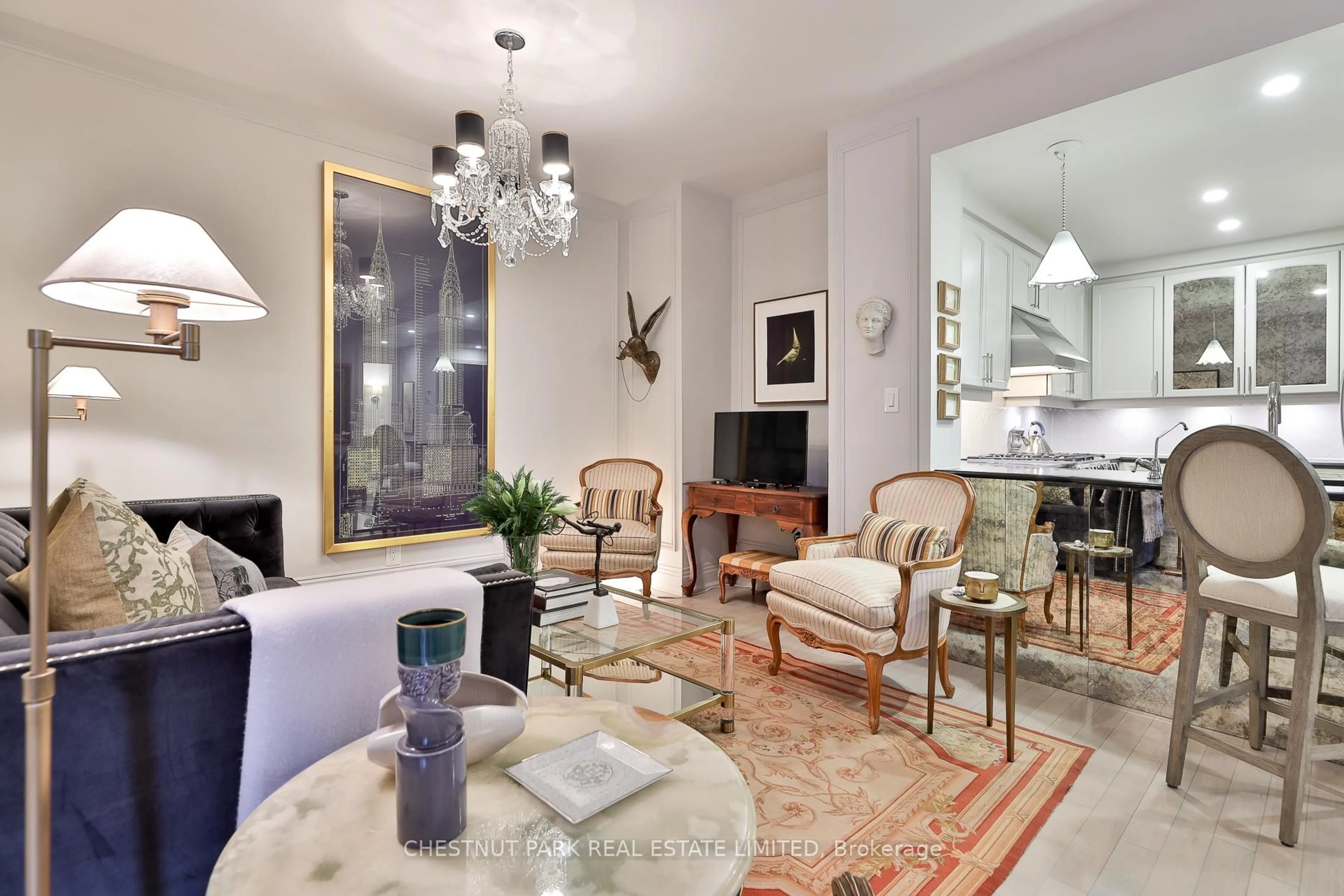 Living room with furniture, unknown for 99 Avenue Rd #508, Toronto Ontario M5R 2G5