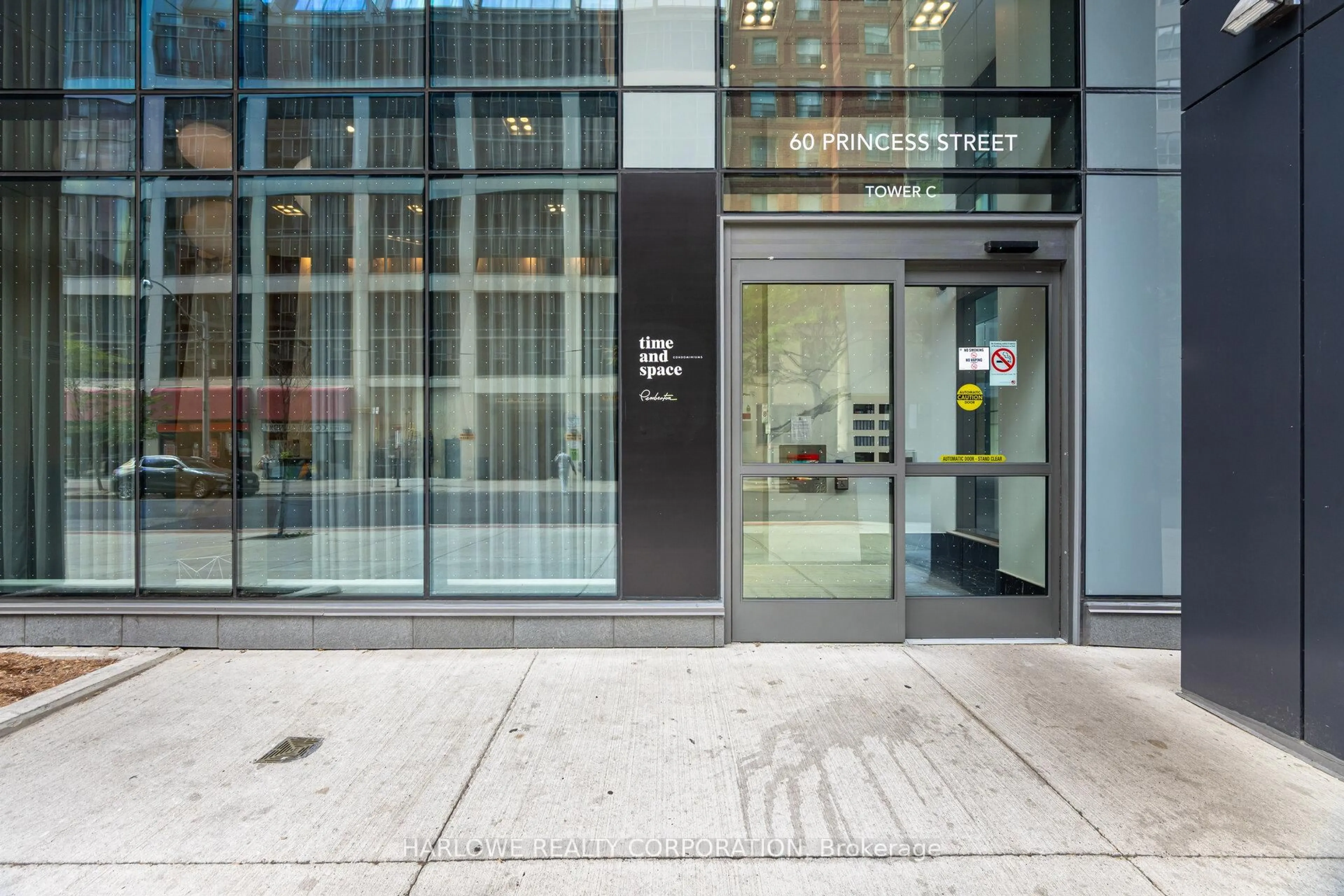 Indoor foyer for 60 Princess St #105 Se, Toronto Ontario M5A 2C7