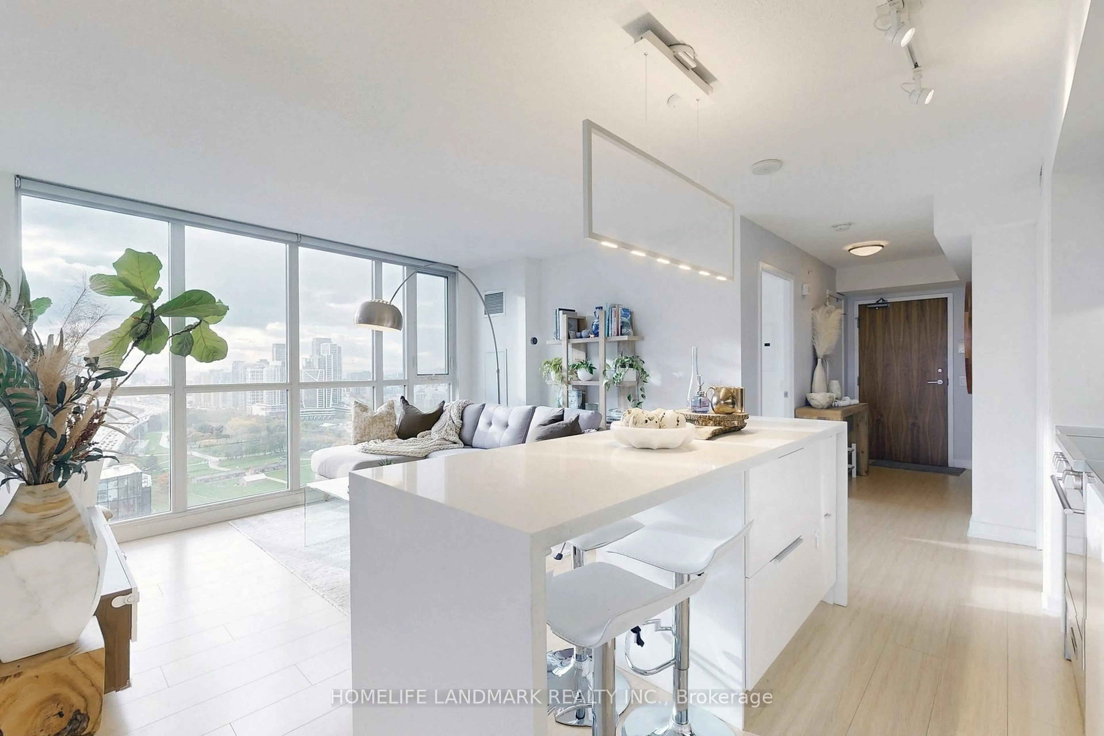 Open concept kitchen, unknown for 85 Queens Wharf Rd #3206, Toronto Ontario M5V 0J9
