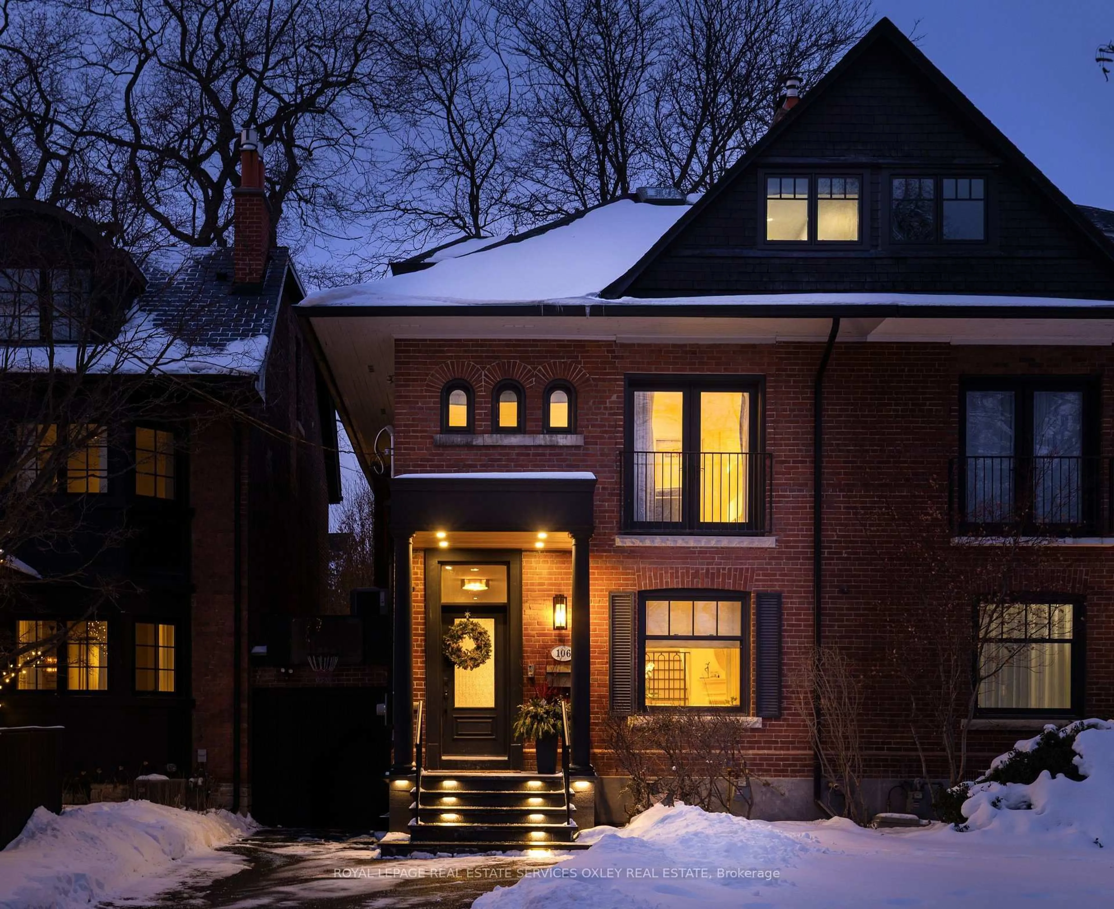 Home with brick exterior material, street for 106 Highland Ave, Toronto Ontario M4W 2A6