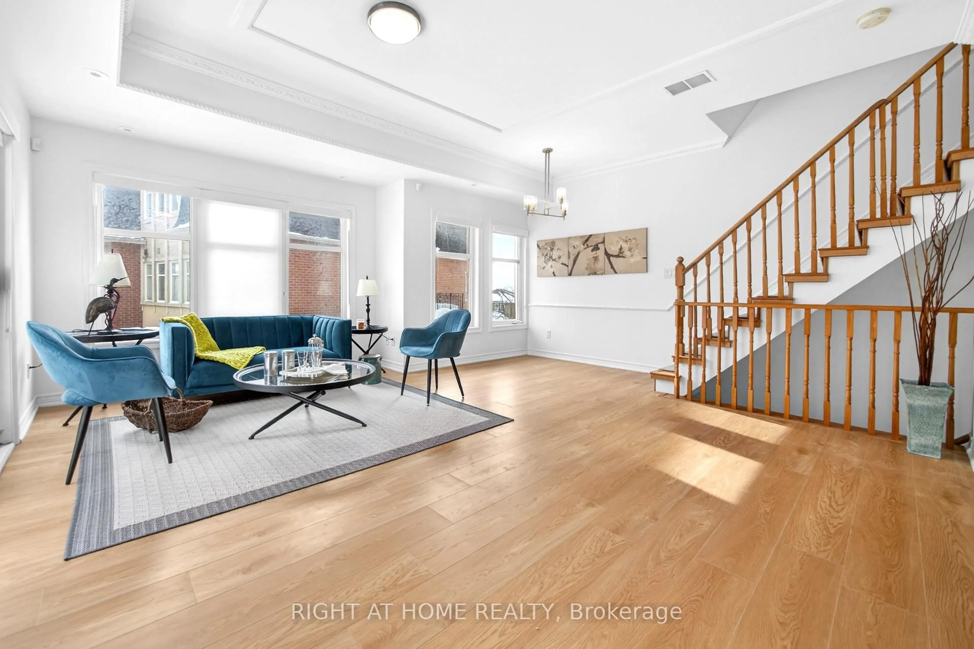 Living room with furniture, unknown for 1837 Eglinton Ave #235, Toronto Ontario M4A 2Y4