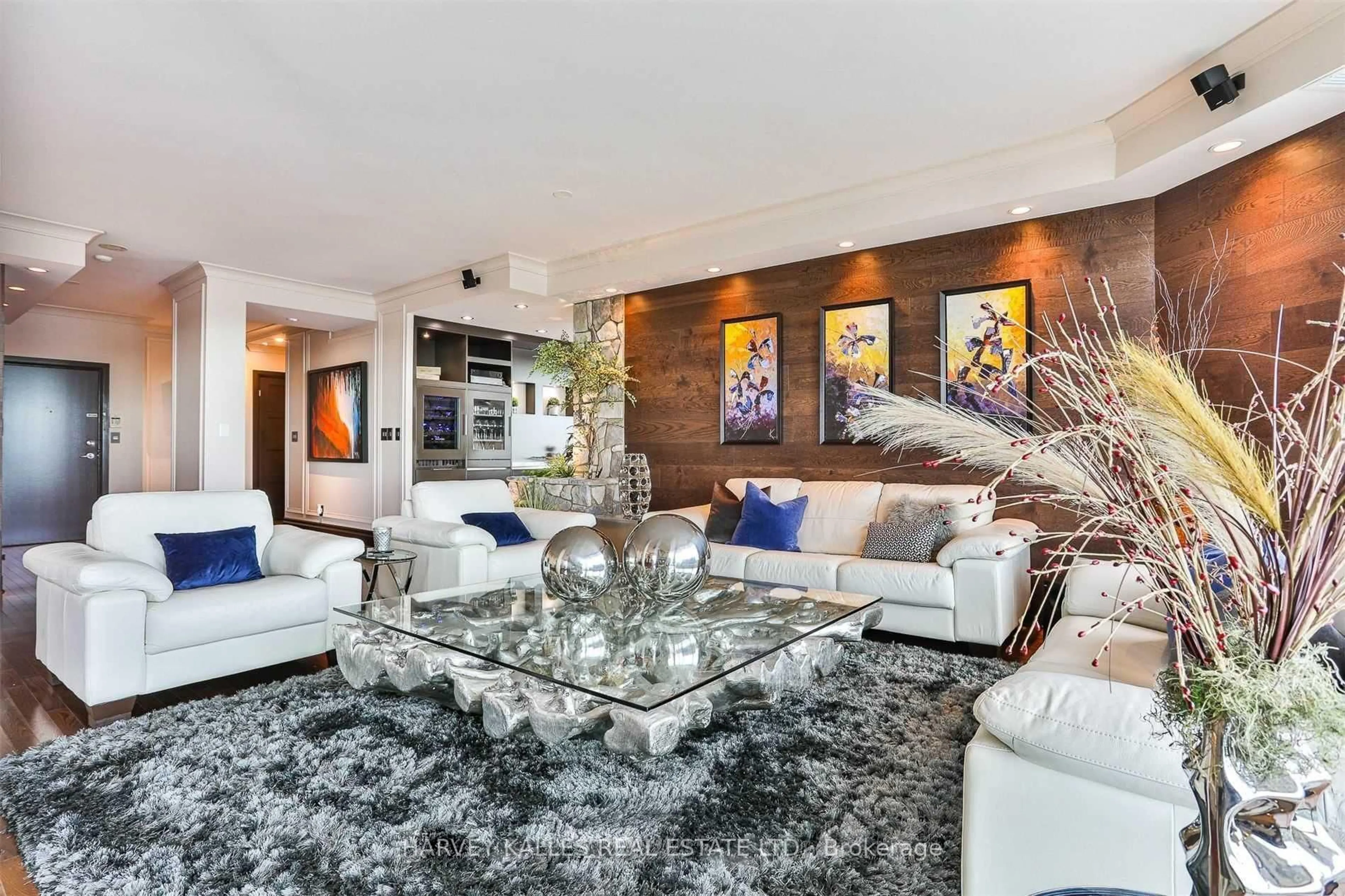 Living room with furniture, unknown for 300 Bloor St #2701, Toronto Ontario M4W 3Y2