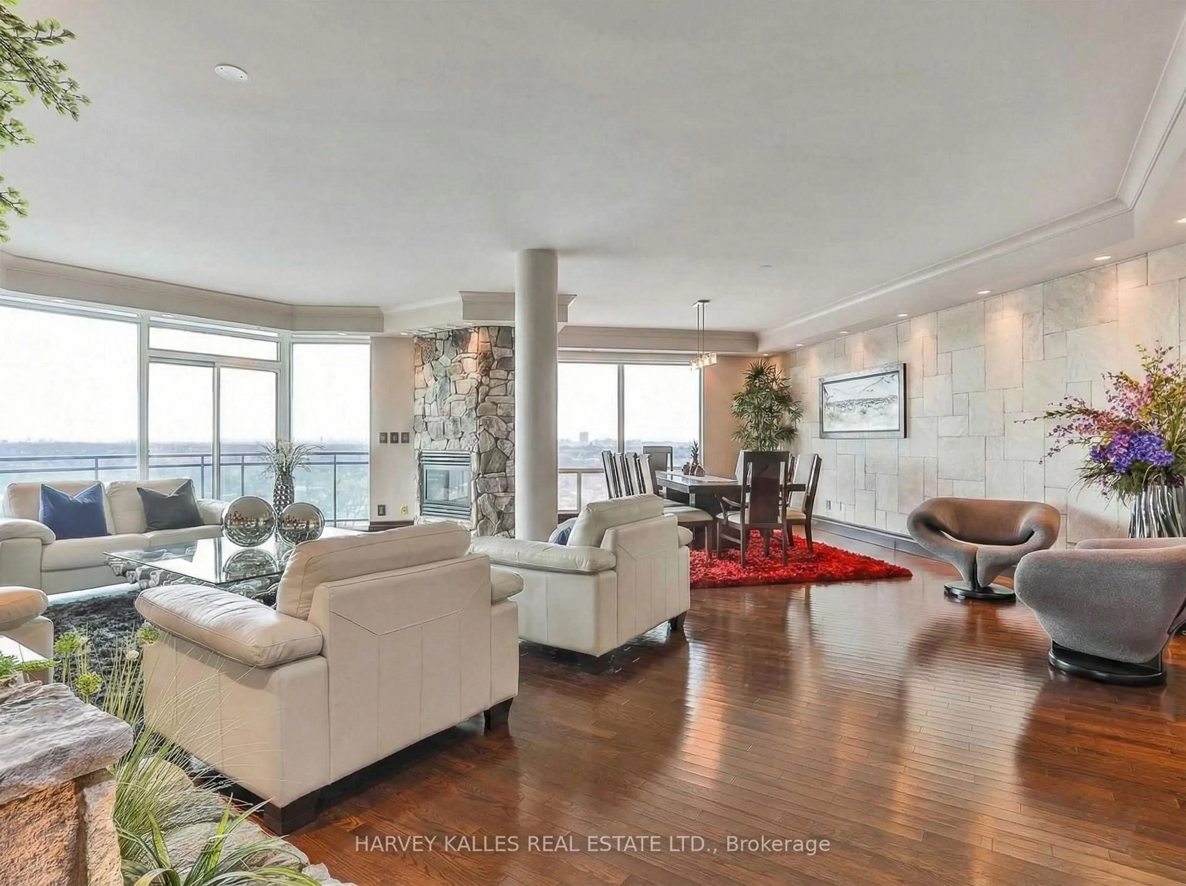 Living room with furniture, unknown for 300 Bloor St #2701, Toronto Ontario M4W 3Y2