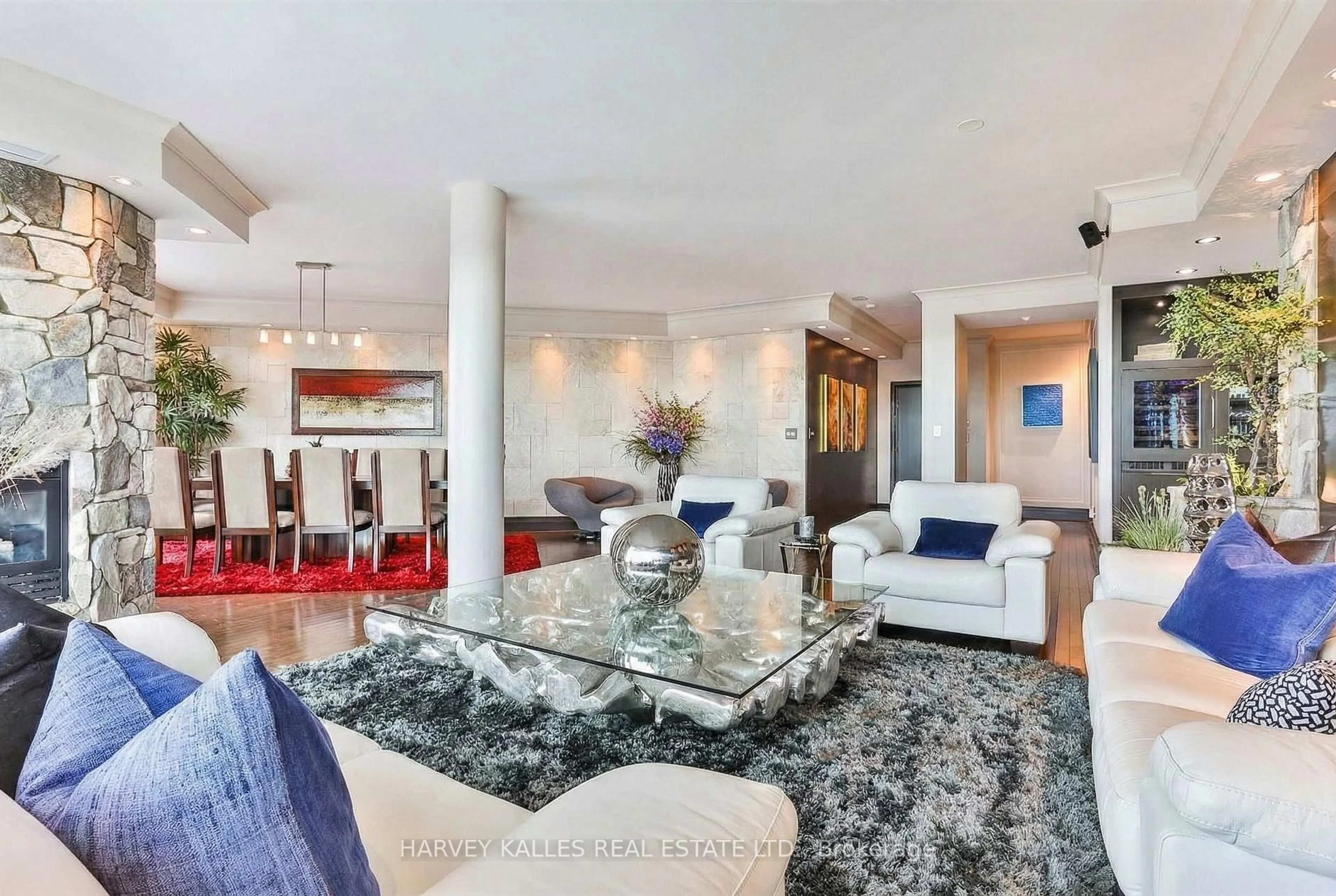 Living room with furniture, unknown for 300 Bloor St #2701, Toronto Ontario M4W 3Y2