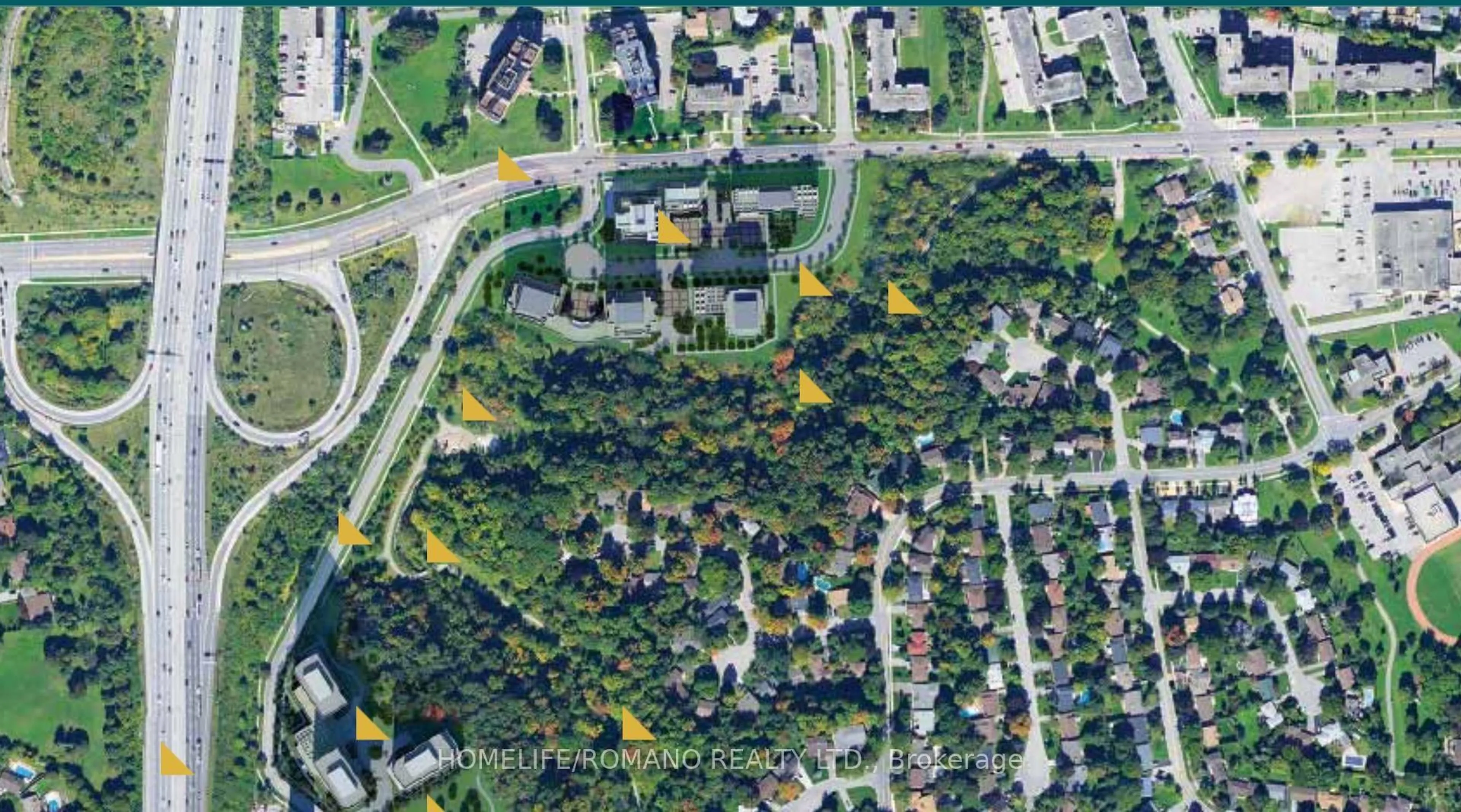 Picture of a map for 10 Deerlick Crt #710, Toronto Ontario M3A 0A7