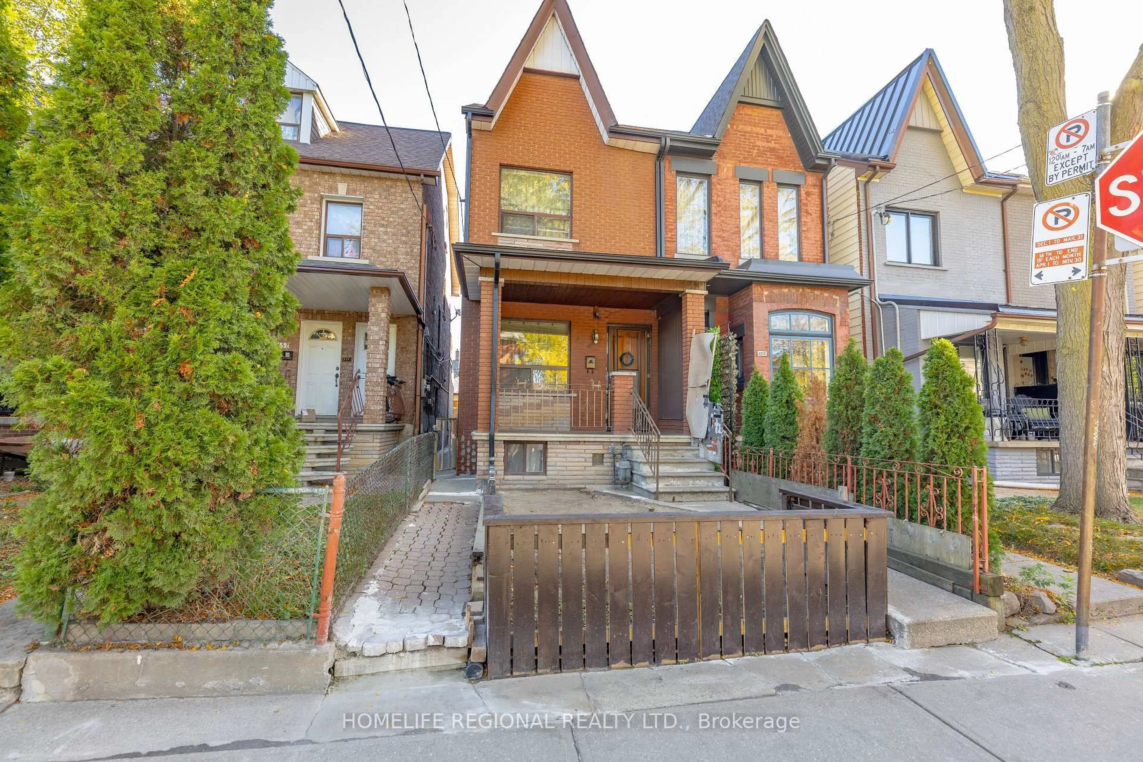 Home with brick exterior material, street for 155 Montrose Ave, Toronto Ontario M6J 2T6