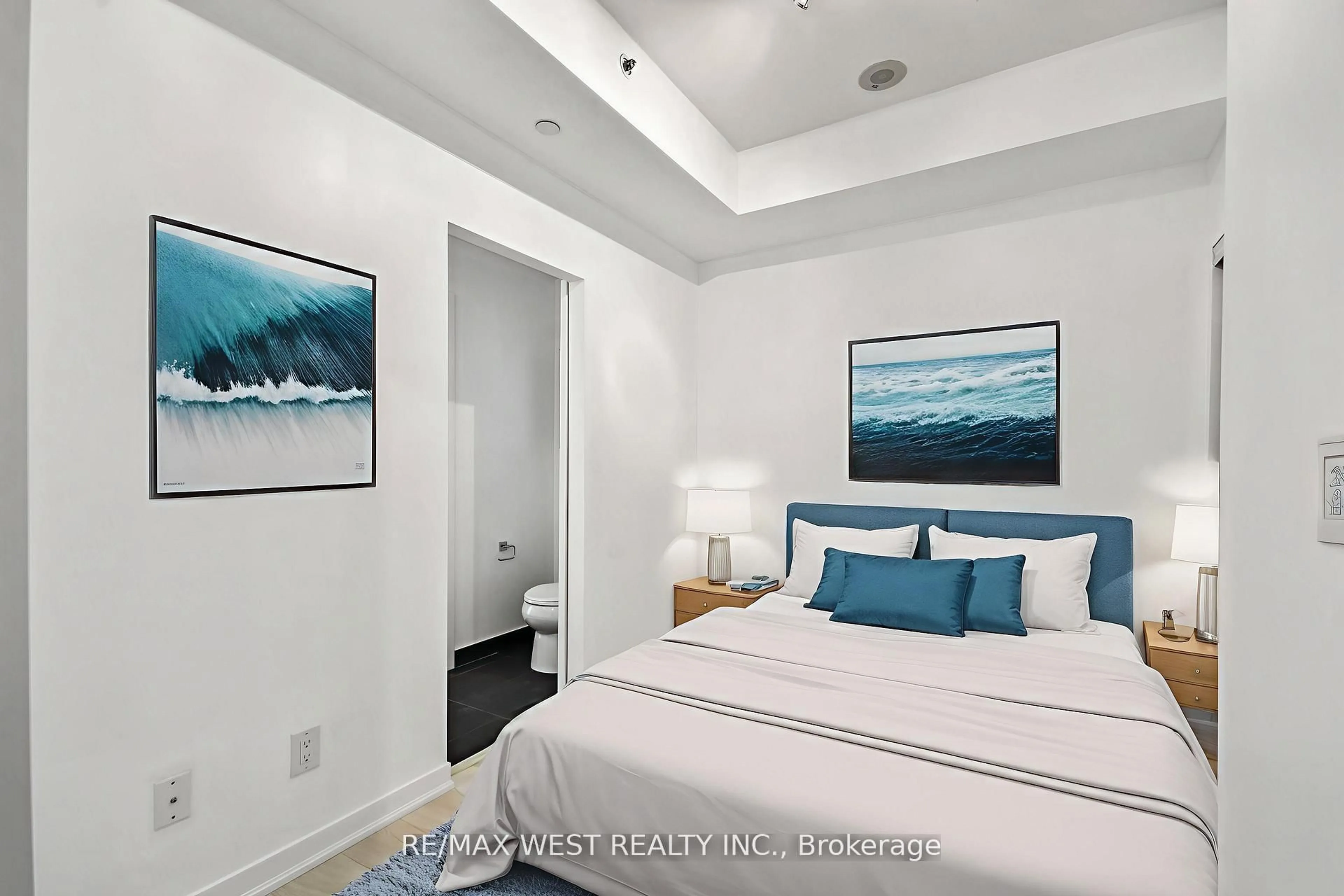 Bedroom with bed, unknown for 51 East Liberty St #607, Toronto Ontario M6K 3P8