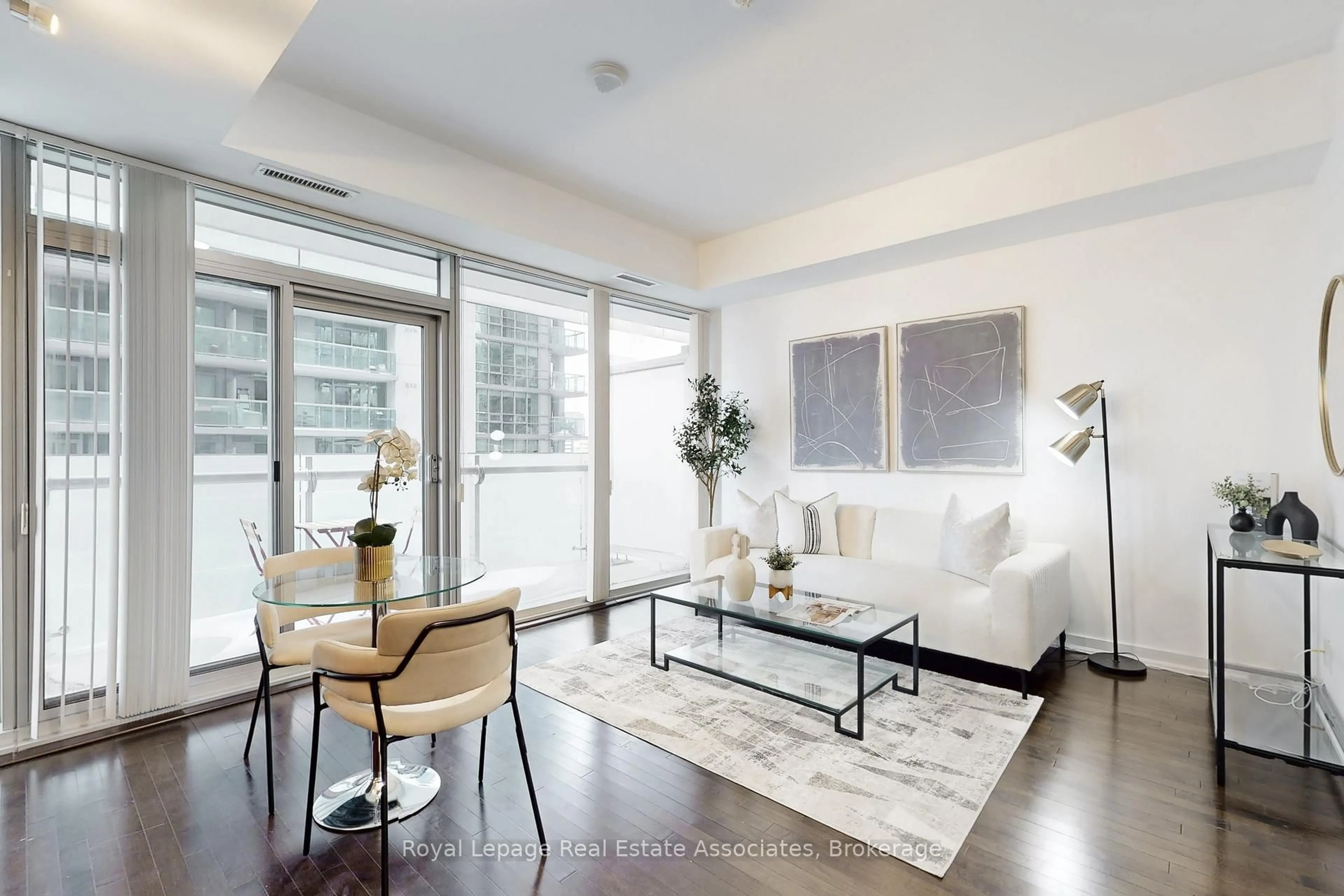 Living room with furniture, unknown for 12 York St #1705, Toronto Ontario M5J 0A9