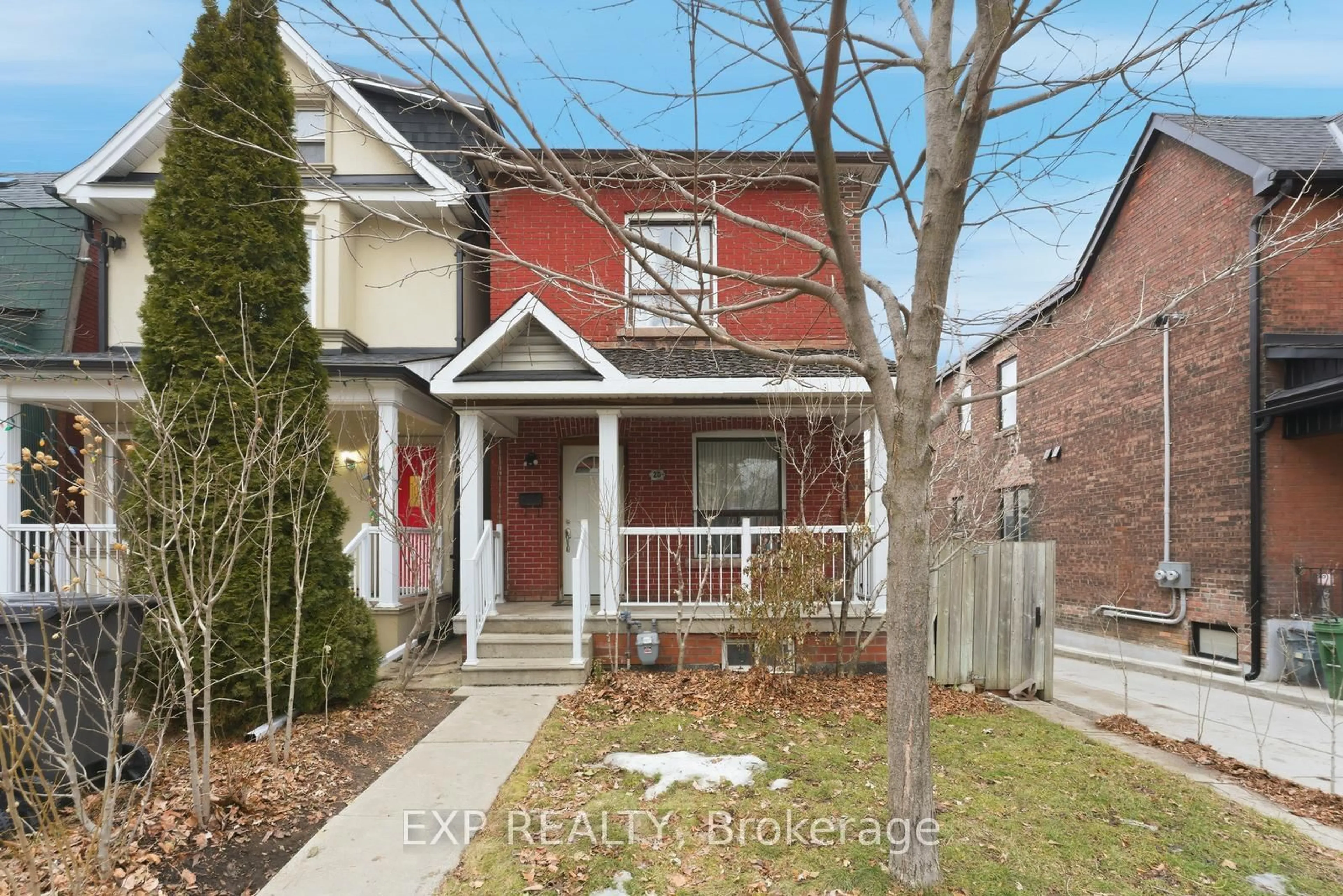 Home with brick exterior material, street for 20 Muir Ave, Toronto Ontario M6H 1E8