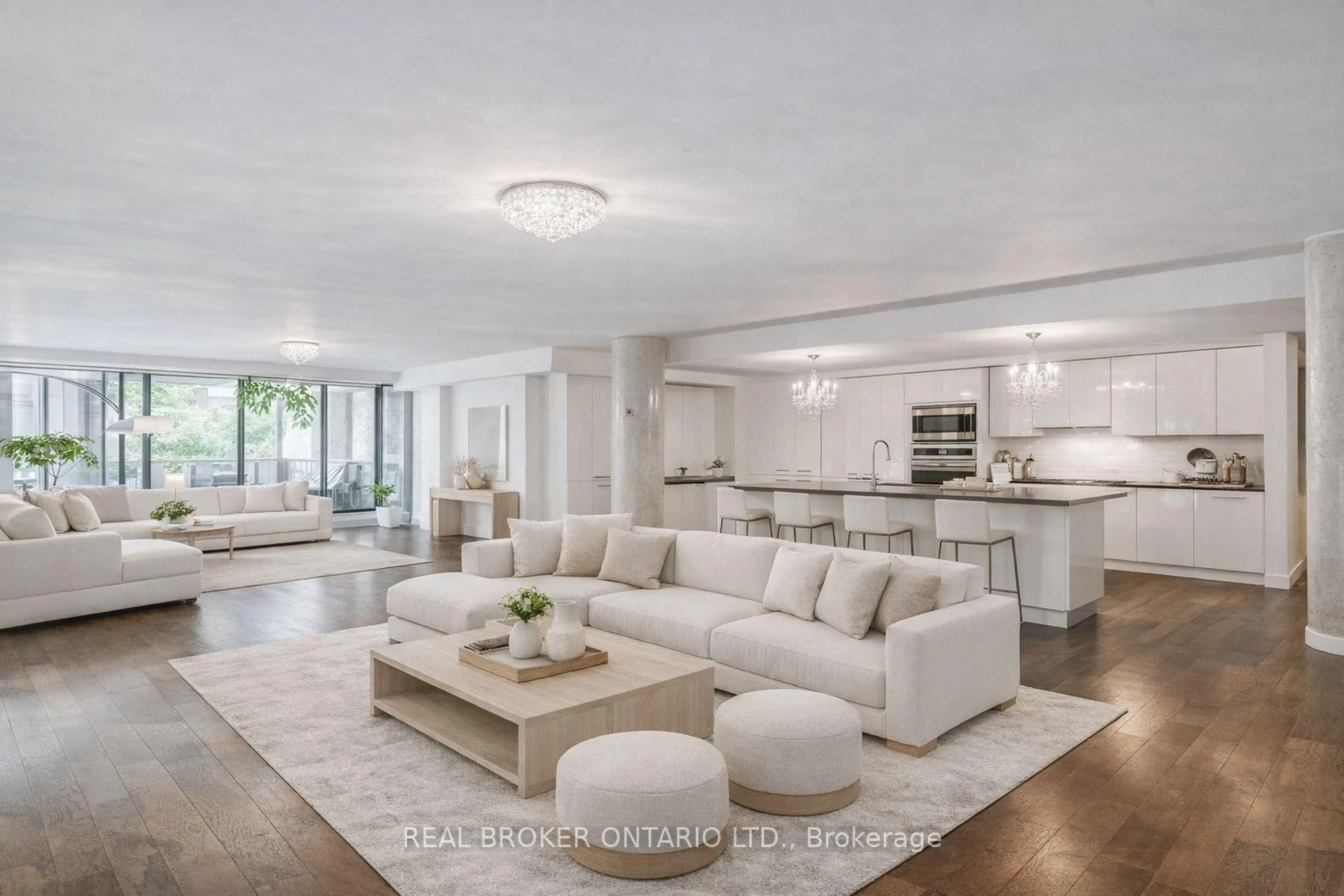 Living room with furniture, unknown for 500 Wellington St #201, Toronto Ontario M5V 1E3