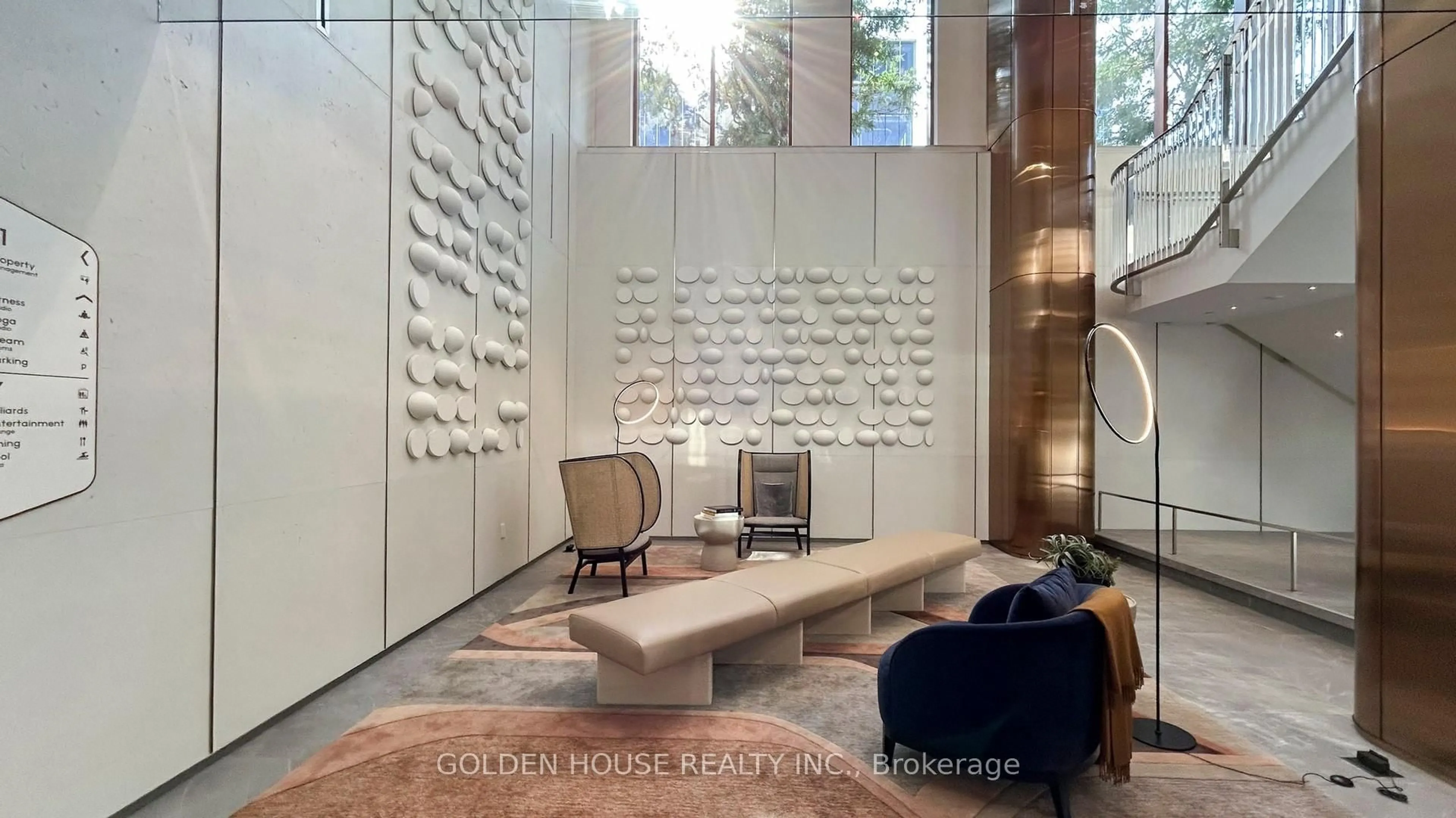 Indoor foyer for 155 Merchants' Wharf #518, Toronto Ontario M5A 0Y4