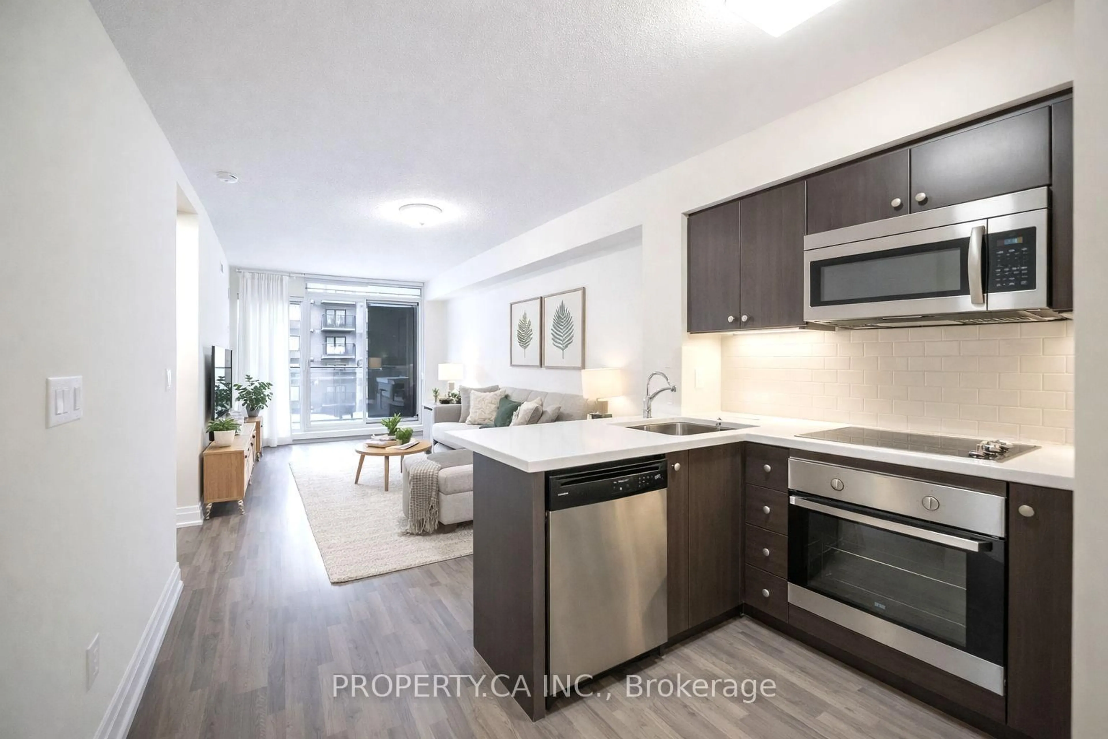 Open concept kitchen, unknown for 565 Wilson Ave #W317, Toronto Ontario M3H 5Y6