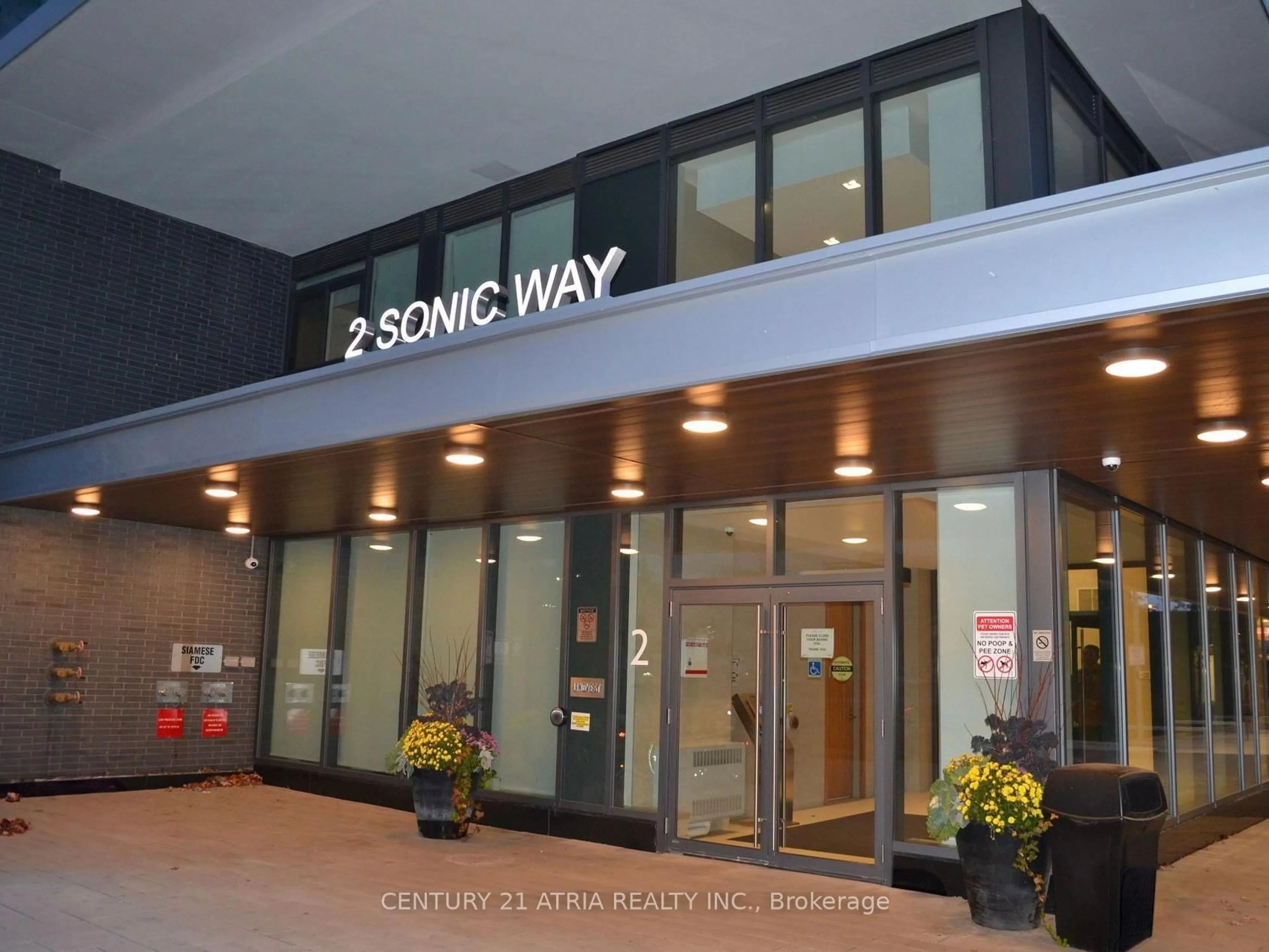 Lobby for 2 Sonic Way #1304, Toronto Ontario M3C 0P2