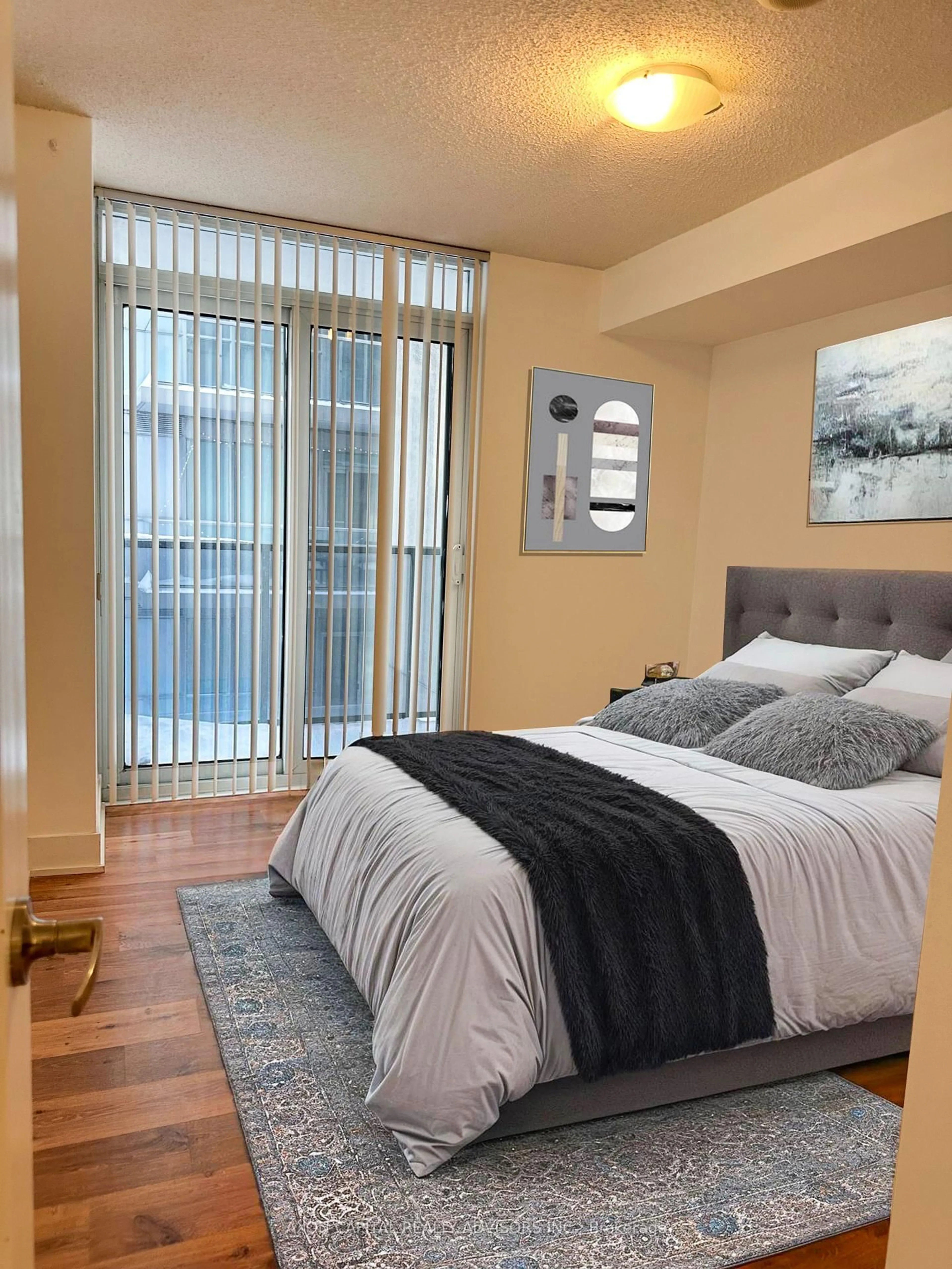 Bedroom with bed, unknown for 20 Blue Jays Way #1619, Toronto Ontario M5V 3W6