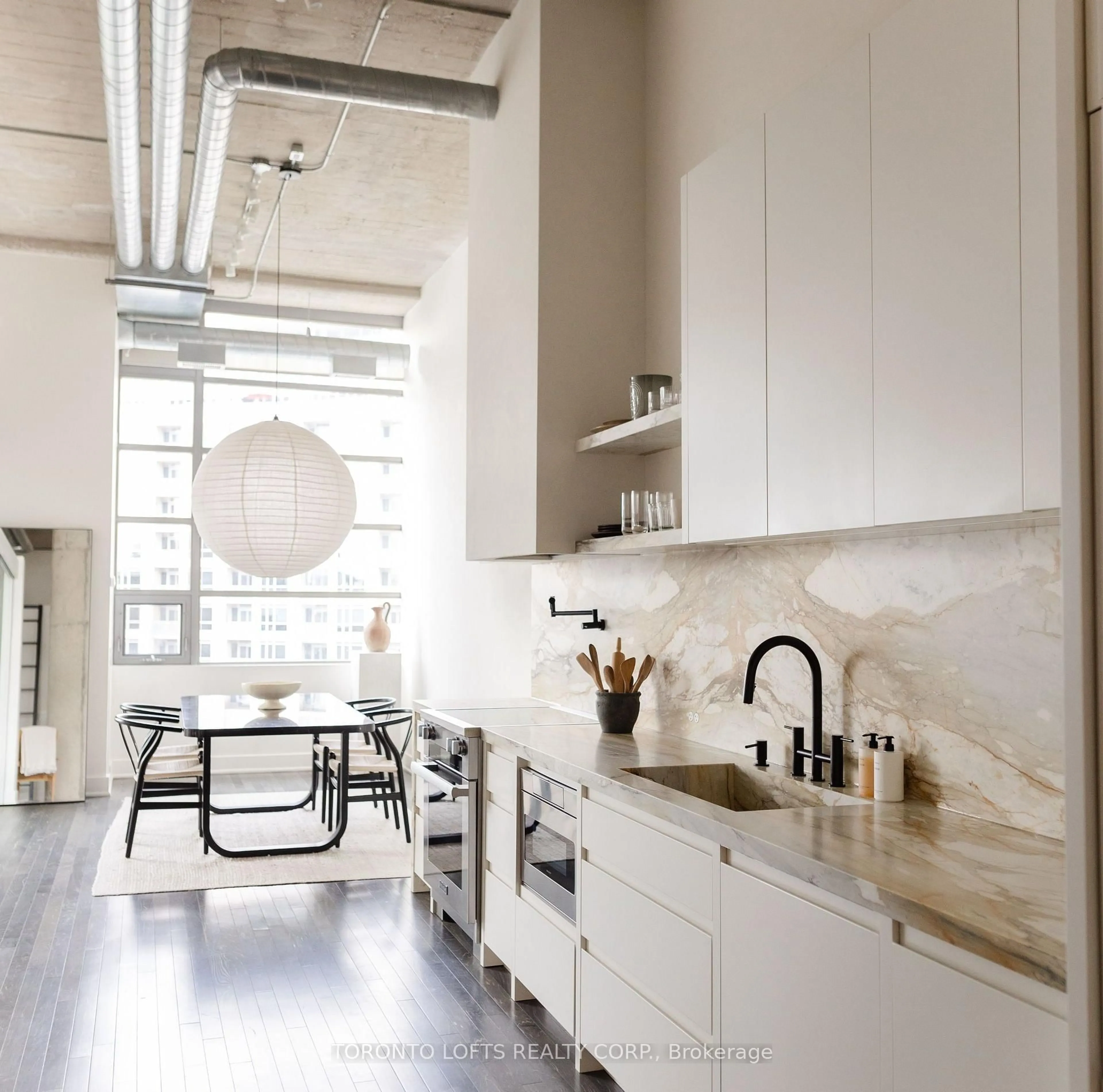 Contemporary kitchen, ceramic/tile floor for 637 Lake Shore Blvd #318, Toronto Ontario M5V 3J6