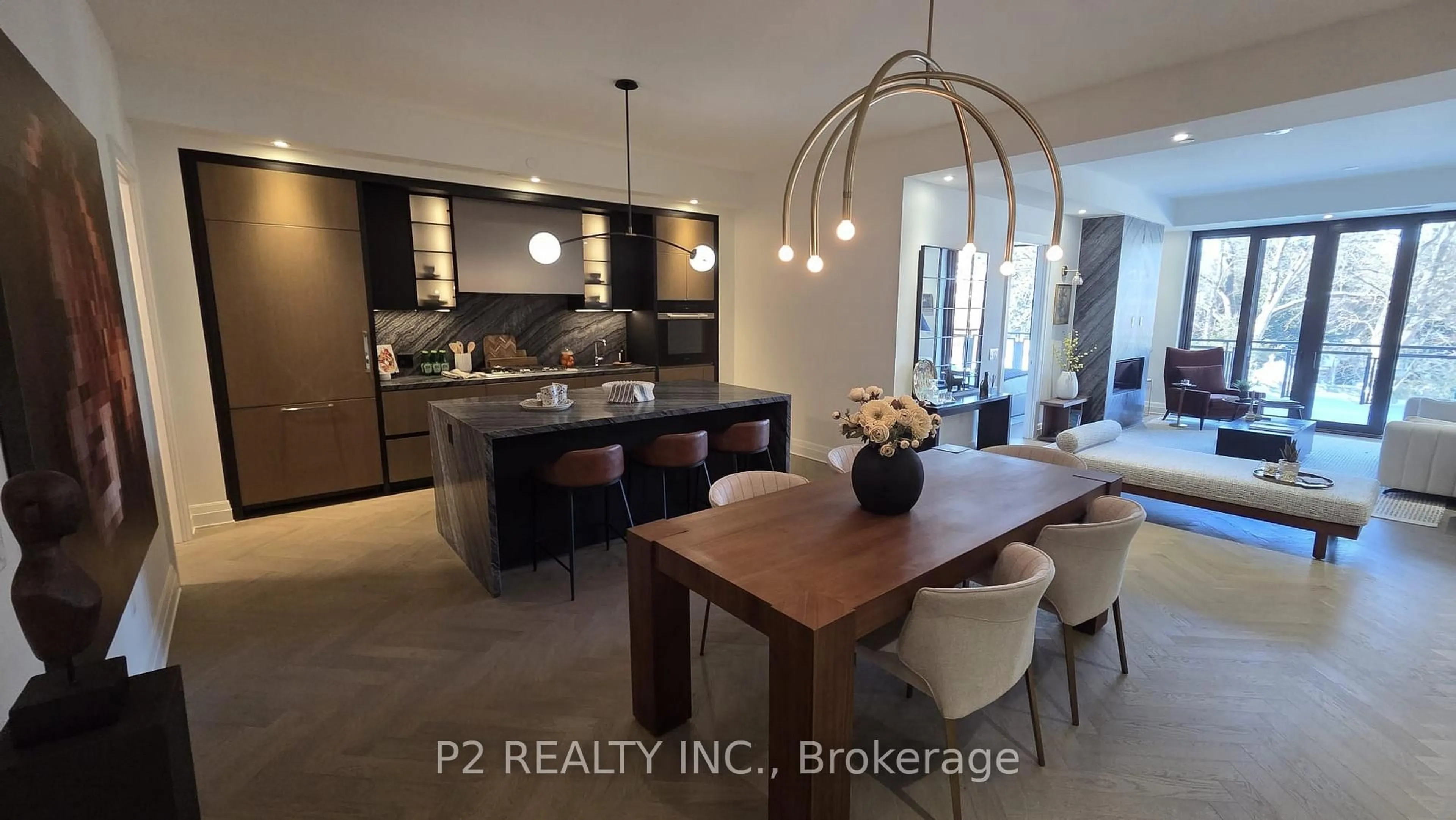 Open concept kitchen, ceramic/tile floor for 2 Forest Hill Rd #312, Toronto Ontario M4V 2L3