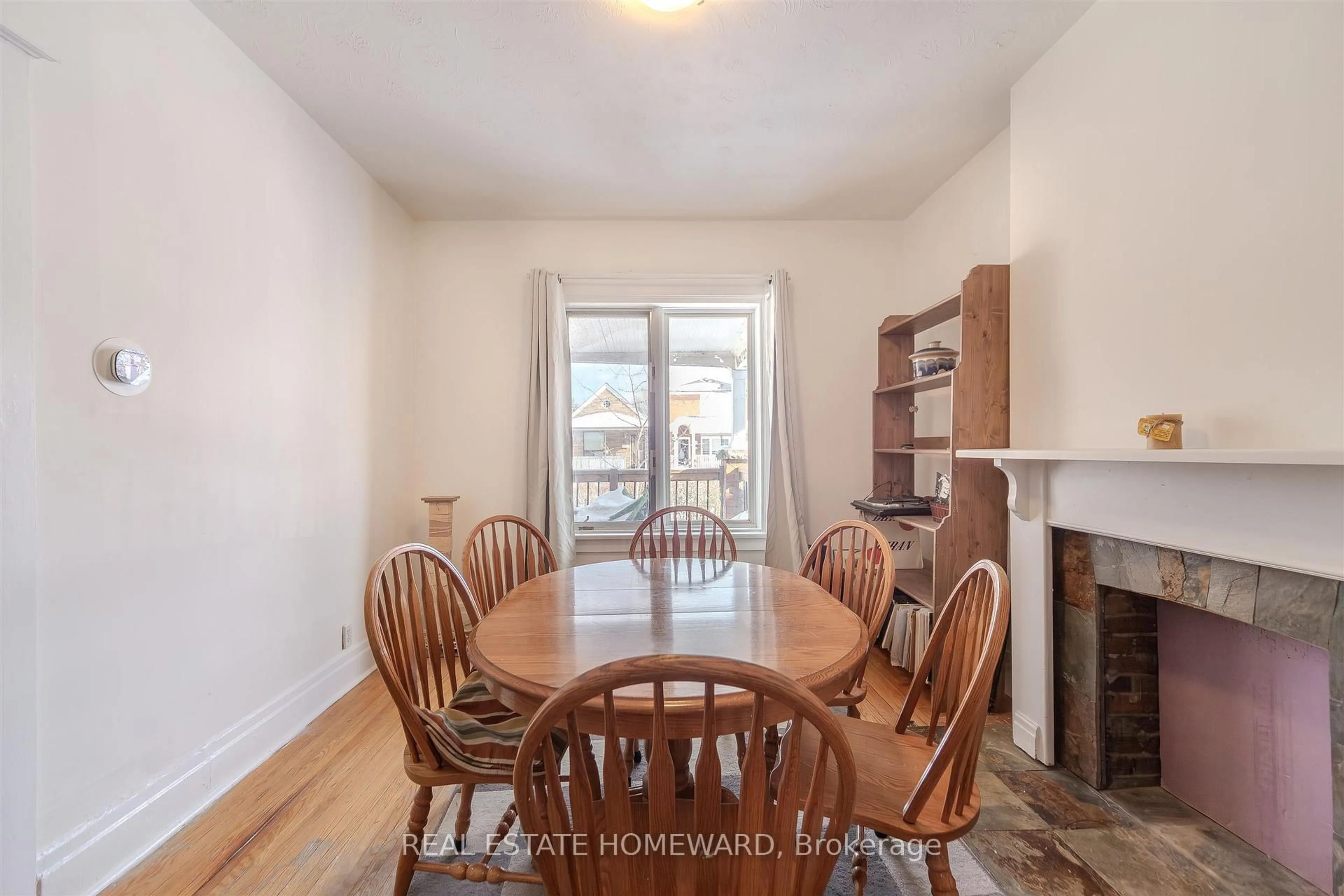 Dining room, wood/laminate floor for 44 Somerset Ave, Toronto Ontario M6H 2R4