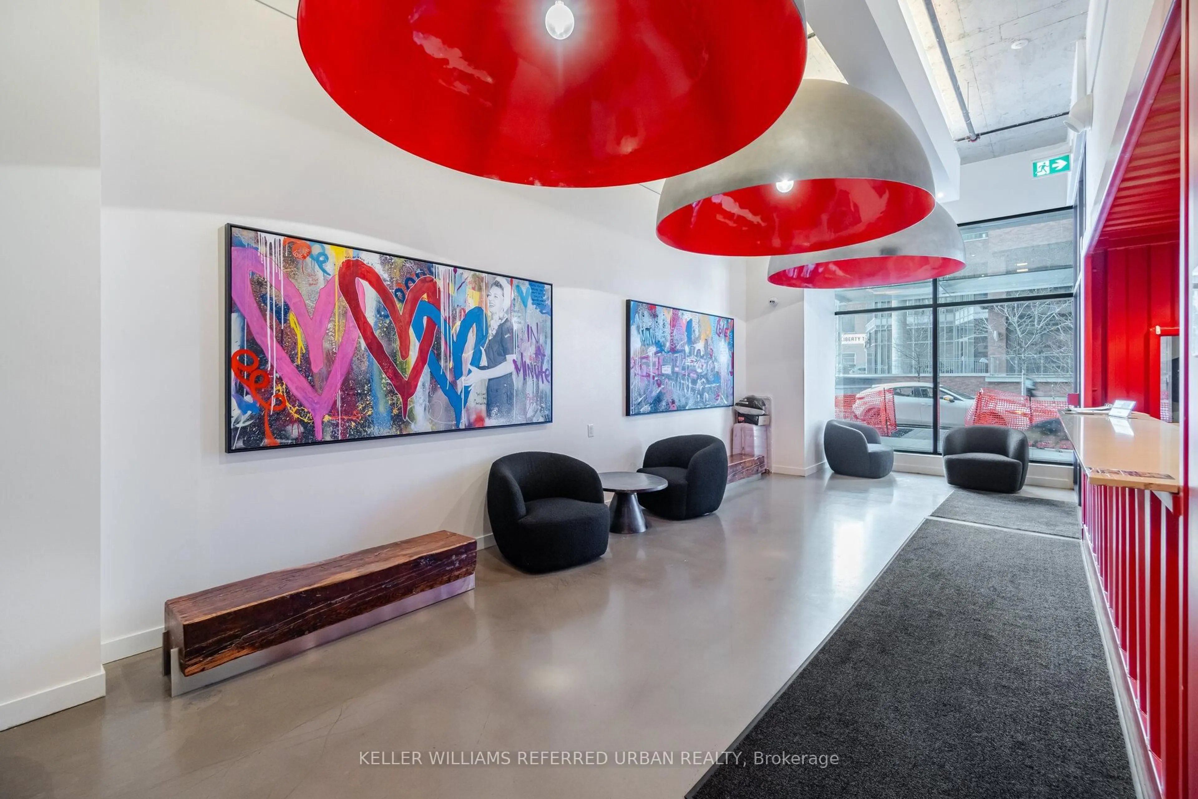 Lobby for 135 East Liberty St #1507, Toronto Ontario M6K 0G7