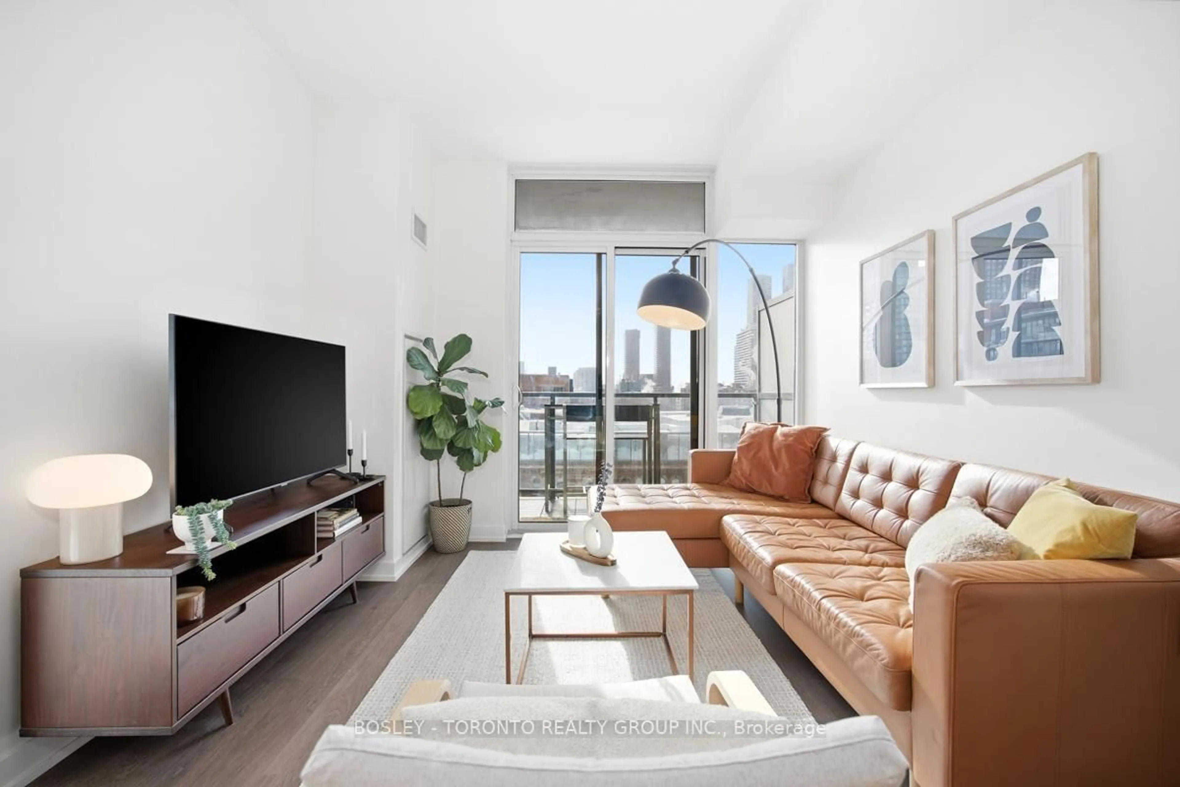 Living room with furniture, unknown for 105 George St #807, Toronto Ontario M5A 0L4