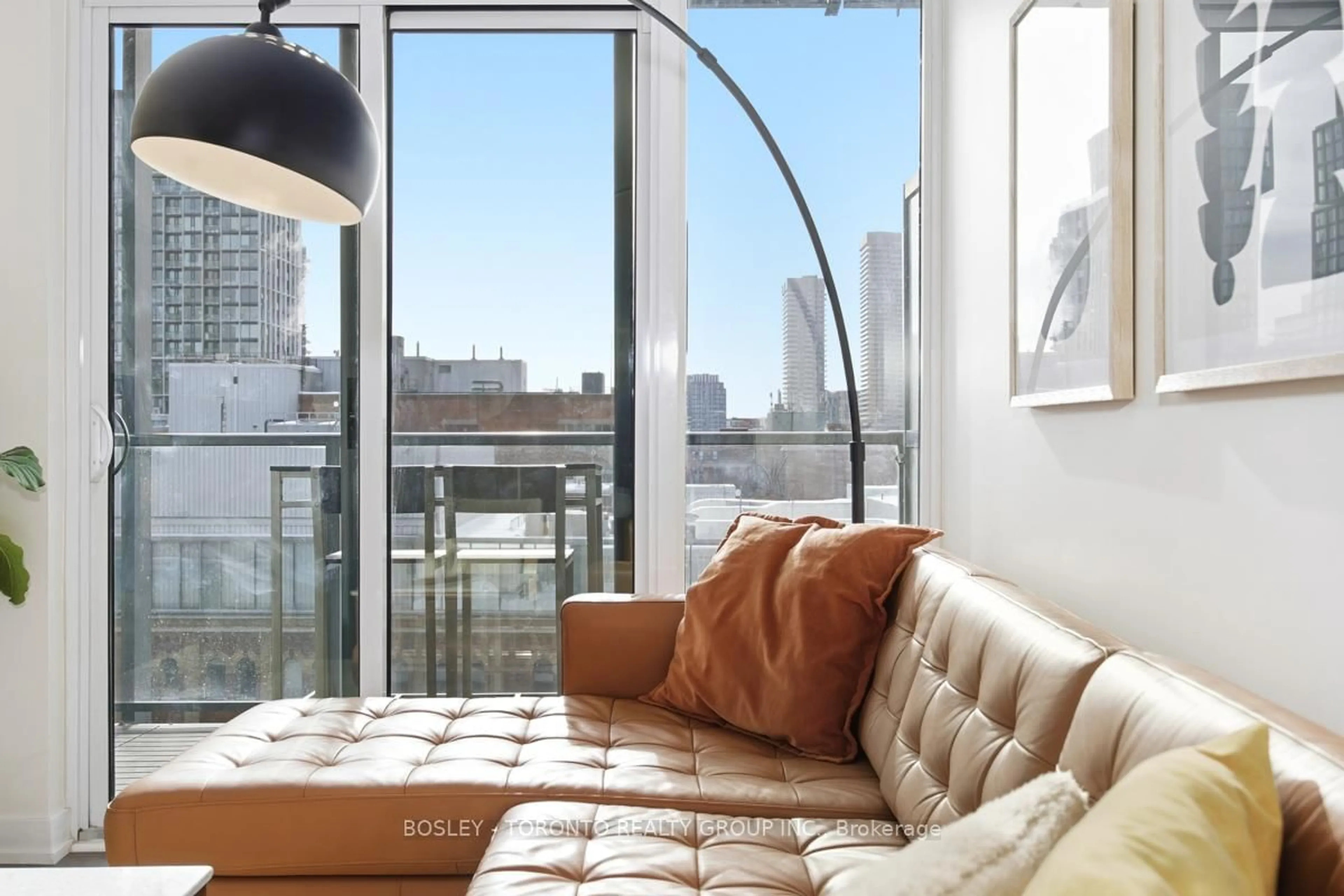 Living room with furniture, unknown for 105 George St #807, Toronto Ontario M5A 0L4