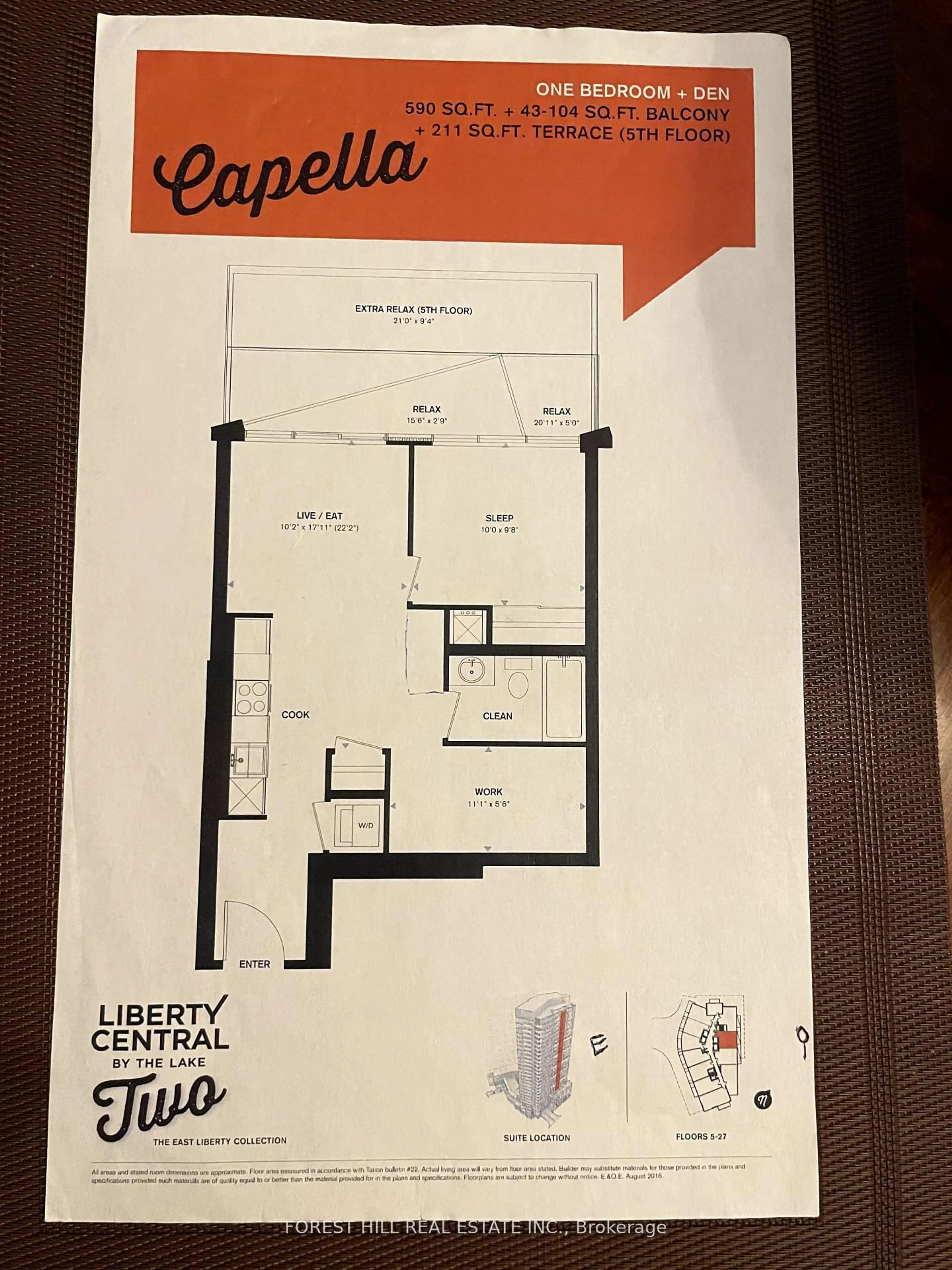 Floor plan for 49 East Liberty St #1212, Toronto Ontario M6K 0B2