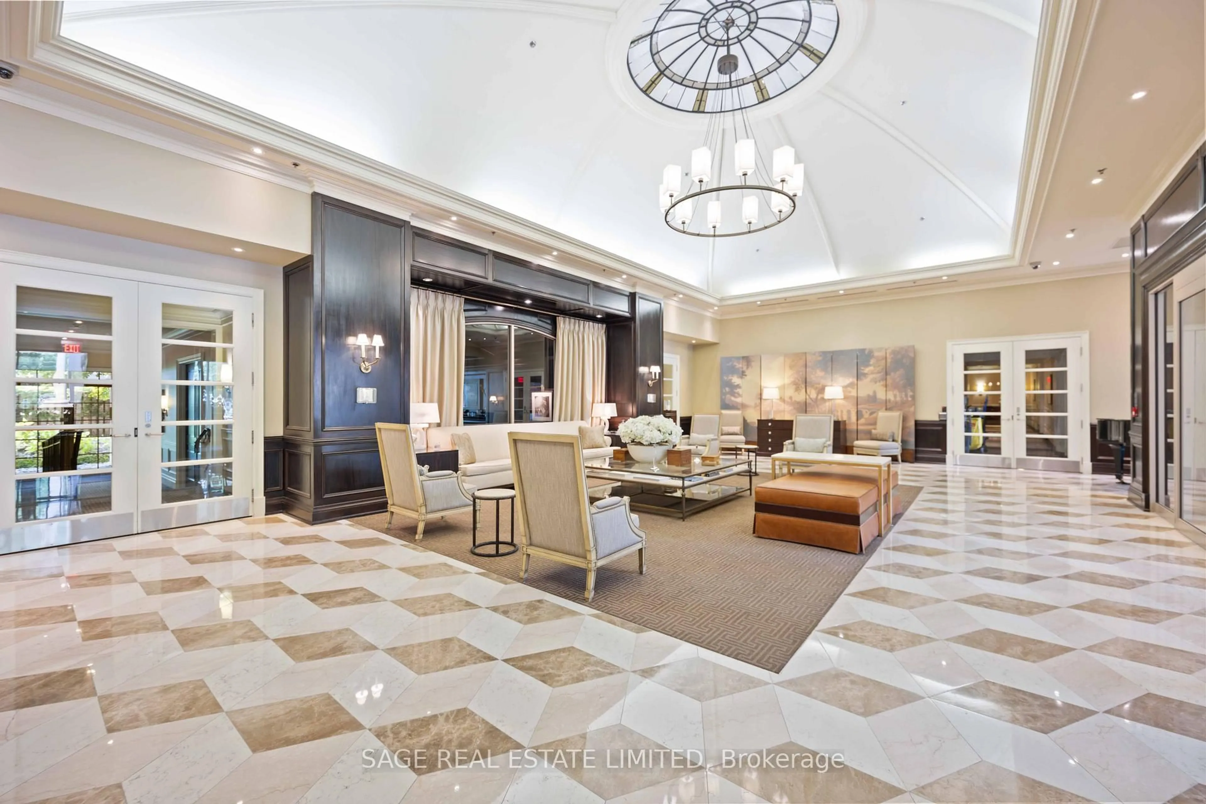 Lobby for 20 Burkebrook Pl #212, Toronto Ontario M4G 0A1