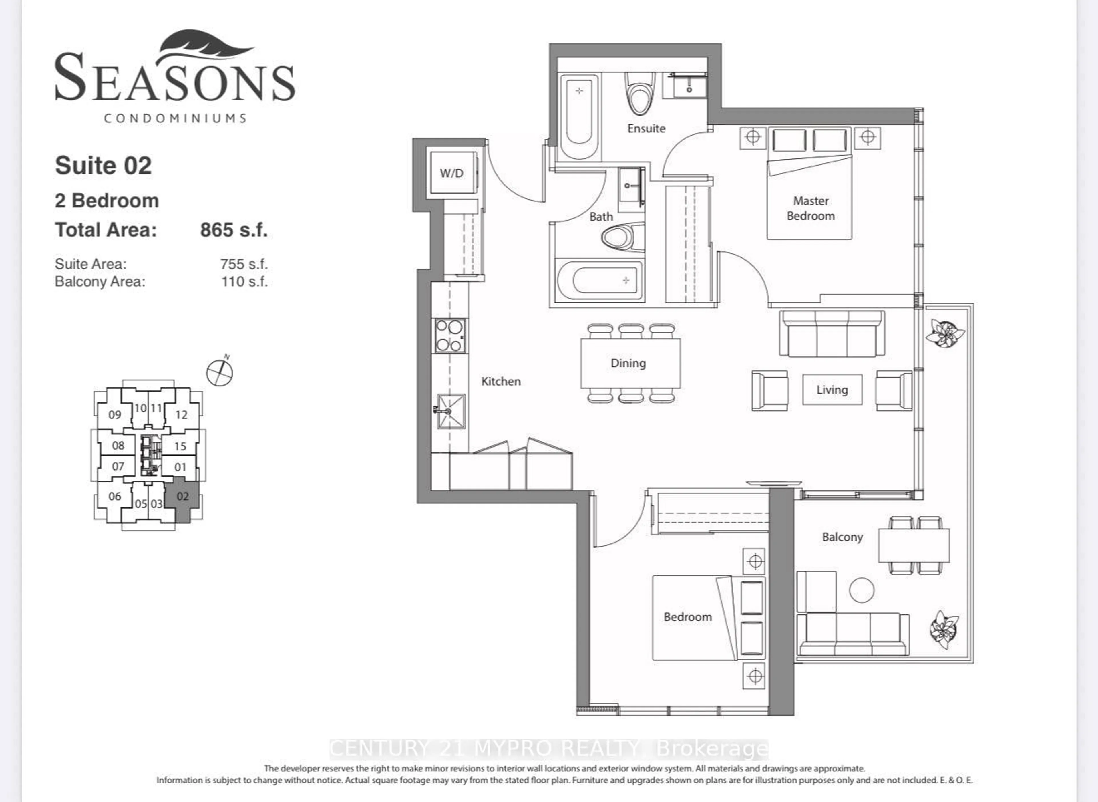 Floor plan for 95 McMahon Dr, Toronto Ontario M2K 0H1