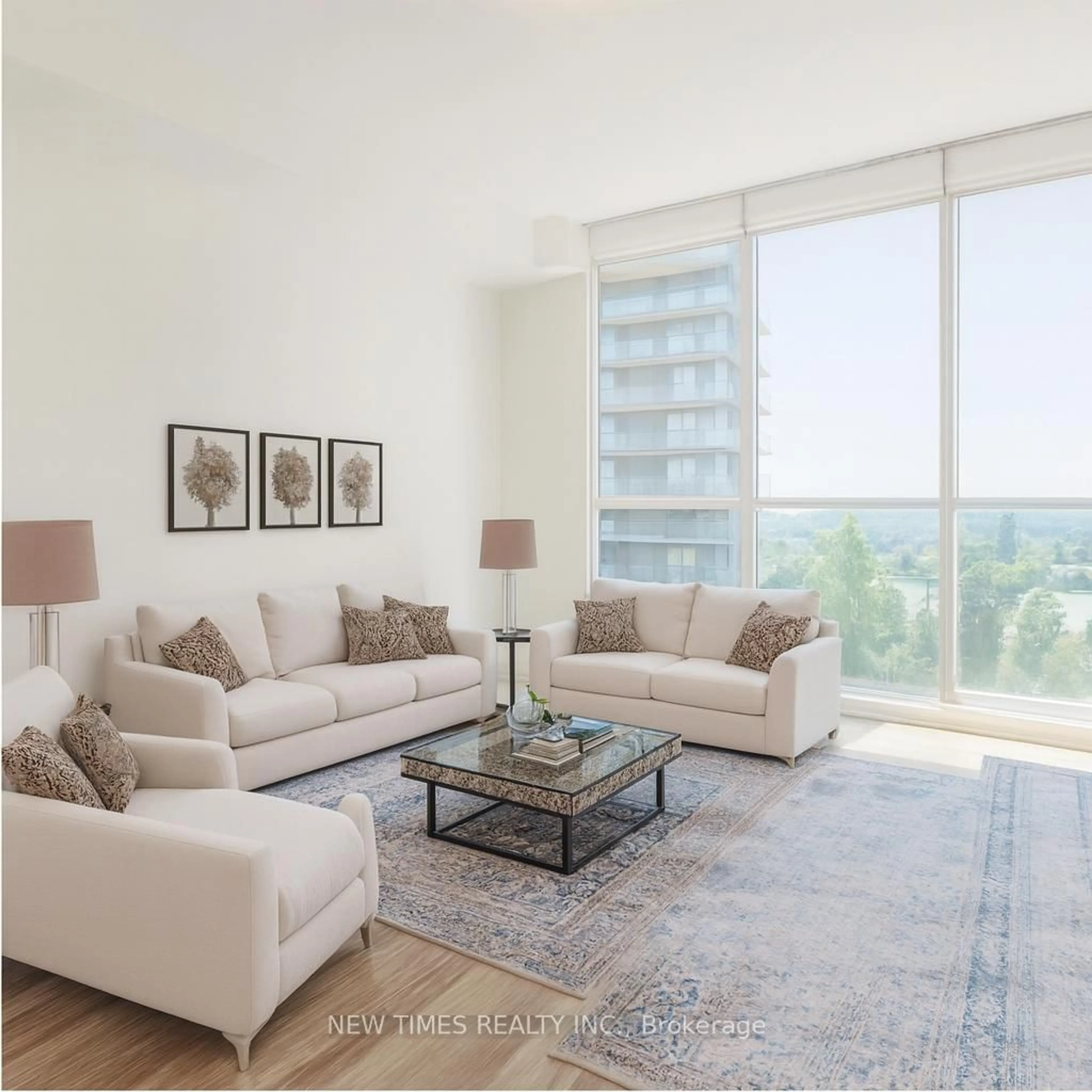 Living room with furniture, unknown for 30 Roehampton Ave #2011, Toronto Ontario M4P 0B9