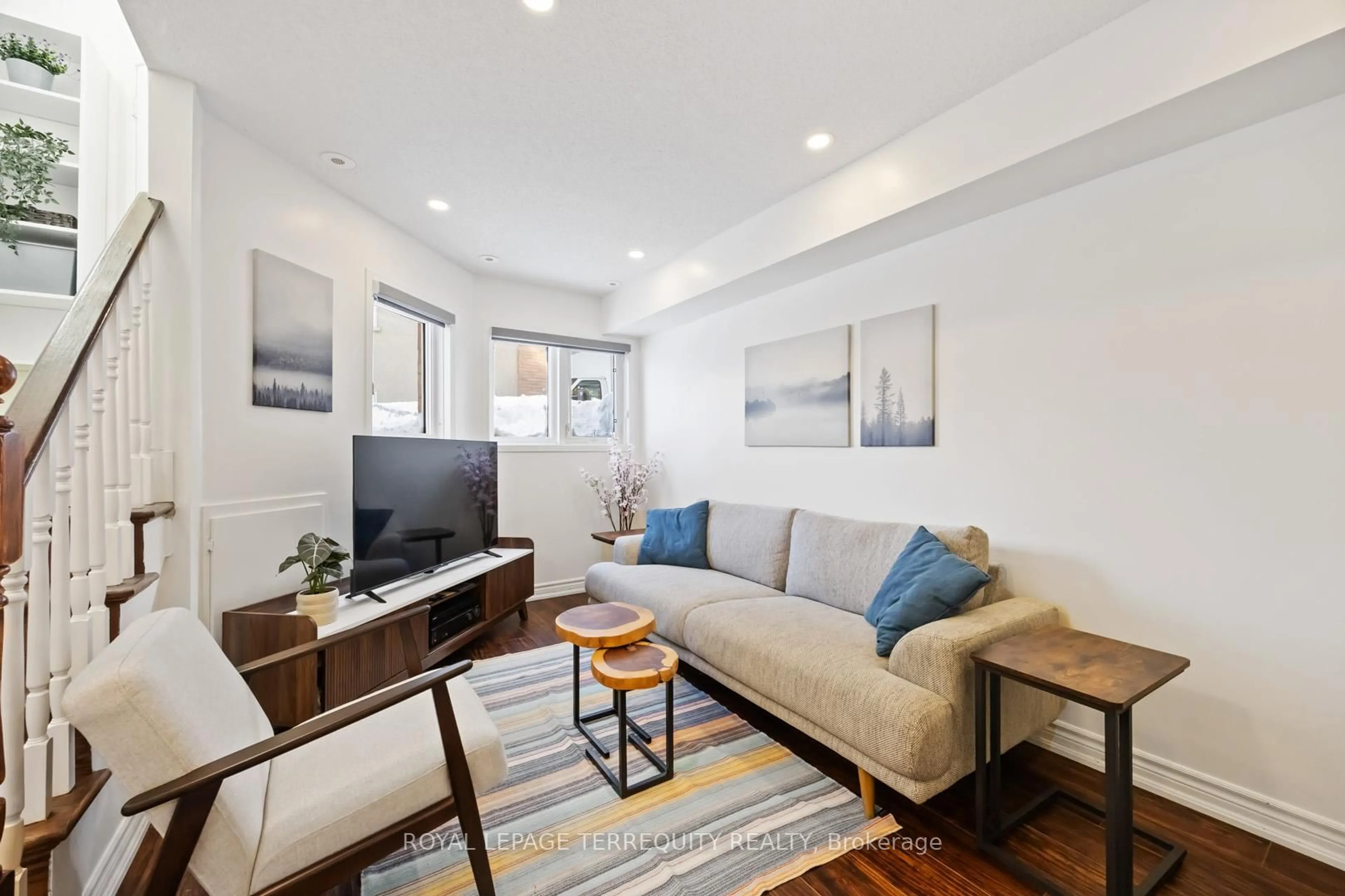 Living room with furniture, unknown for 40 Merchant Lane #122, Toronto Ontario M6P 4J6