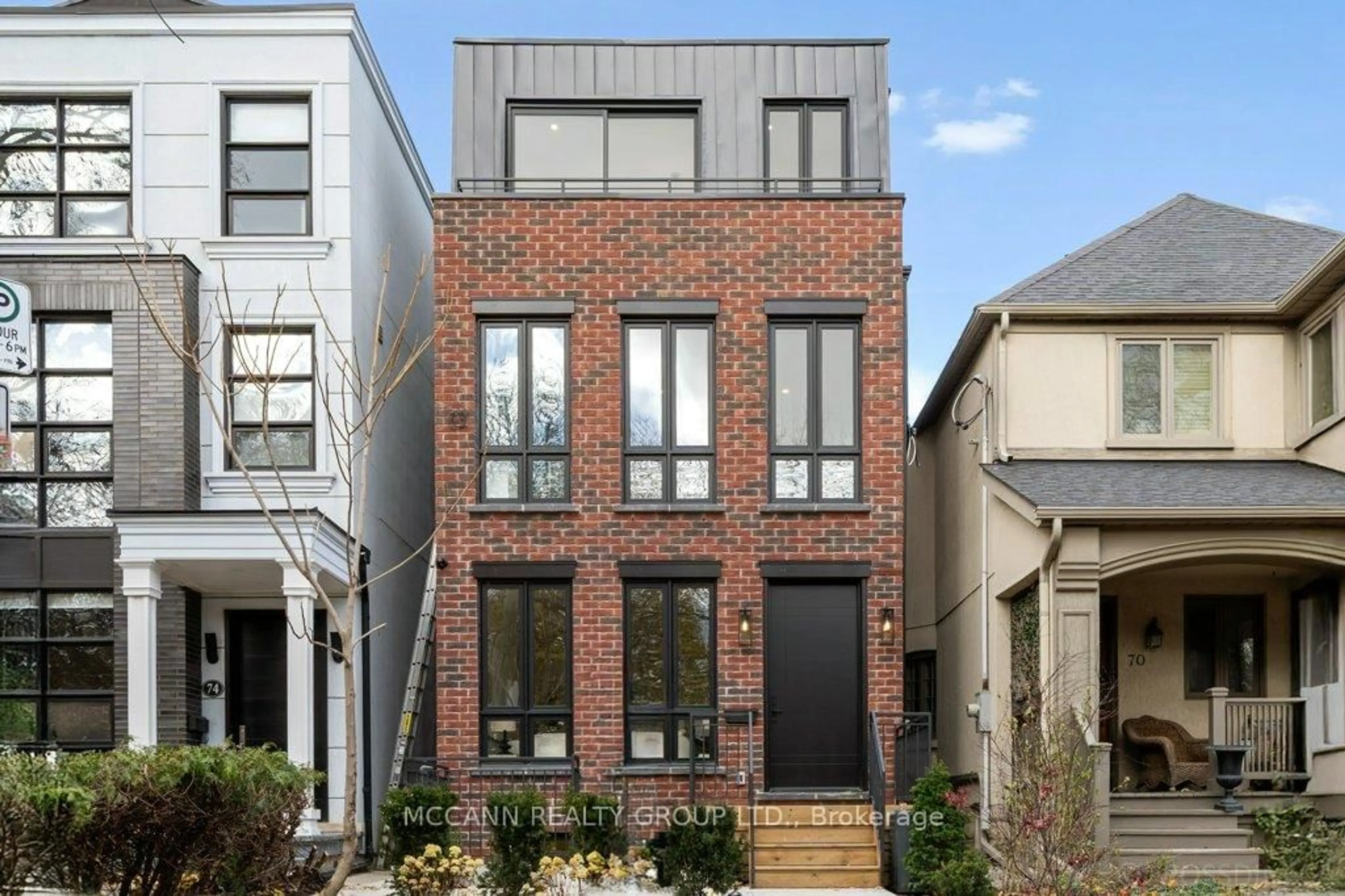 Home with brick exterior material, street for 72 Woburn Ave, Toronto Ontario M5M 1K6