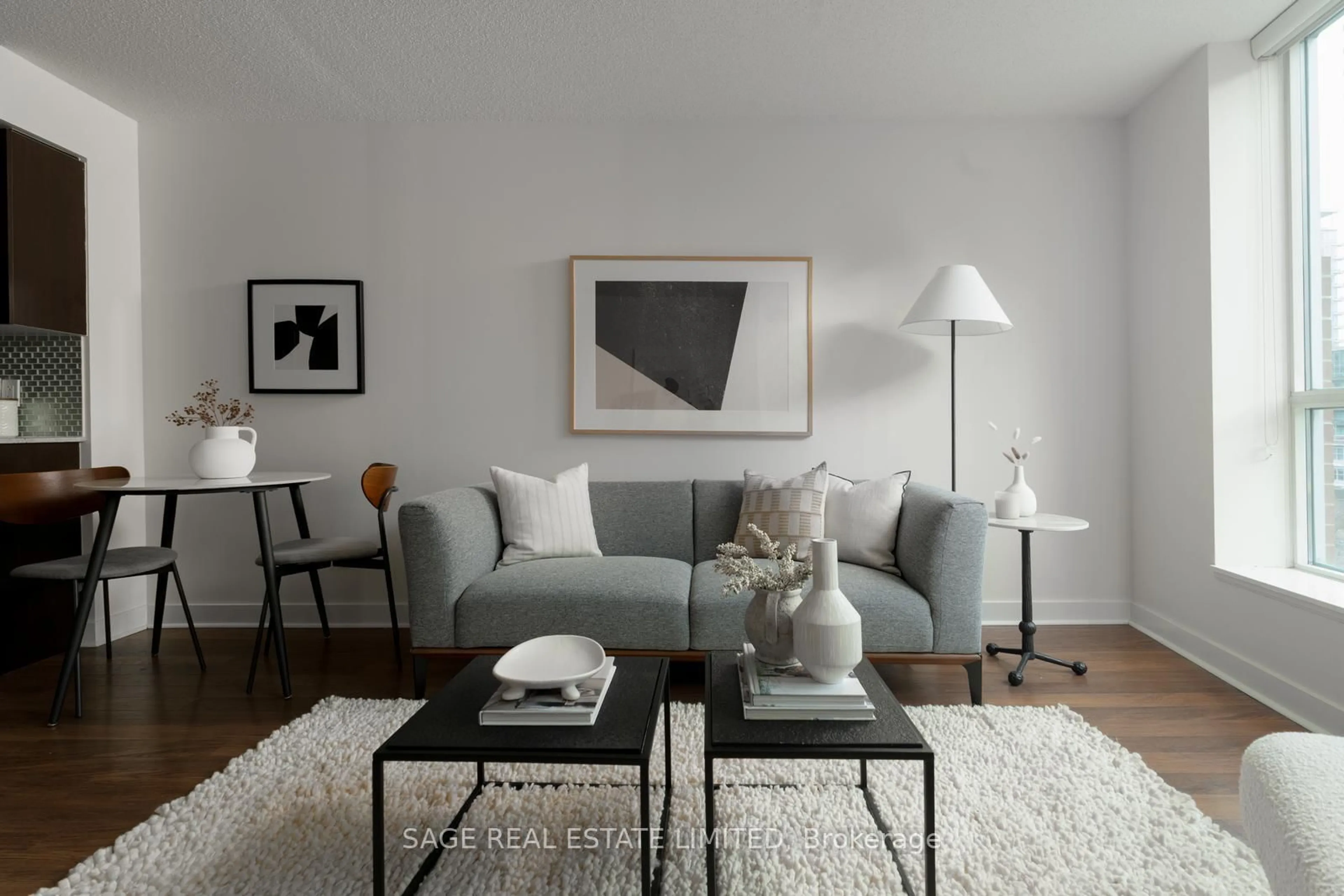 Living room with furniture, unknown for 50 Lynn Williams St #406, Toronto Ontario M6K 3R9