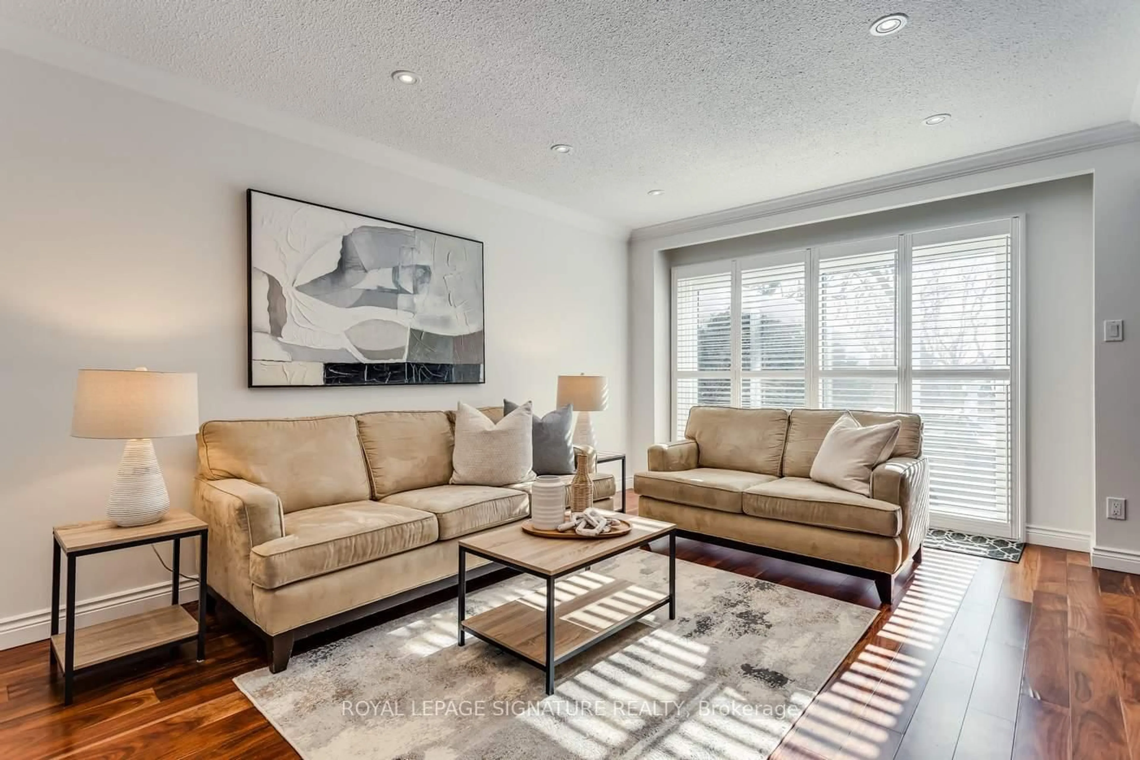 Living room with furniture, unknown for 17 Carl Shepway, Toronto Ontario M2J 1X3