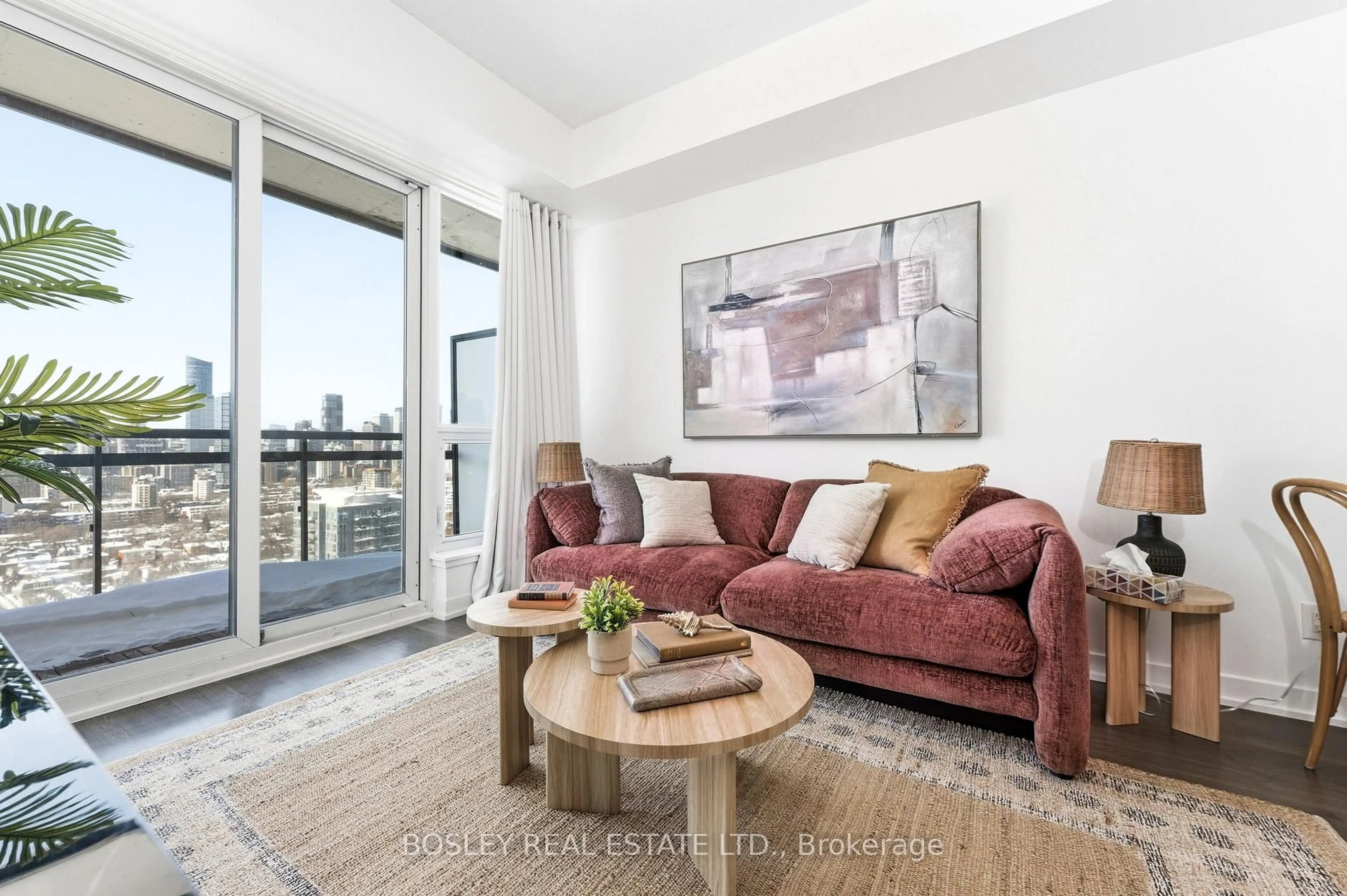 Living room with furniture, unknown for 225 Sackville St #2507, Toronto Ontario M5A 0B9