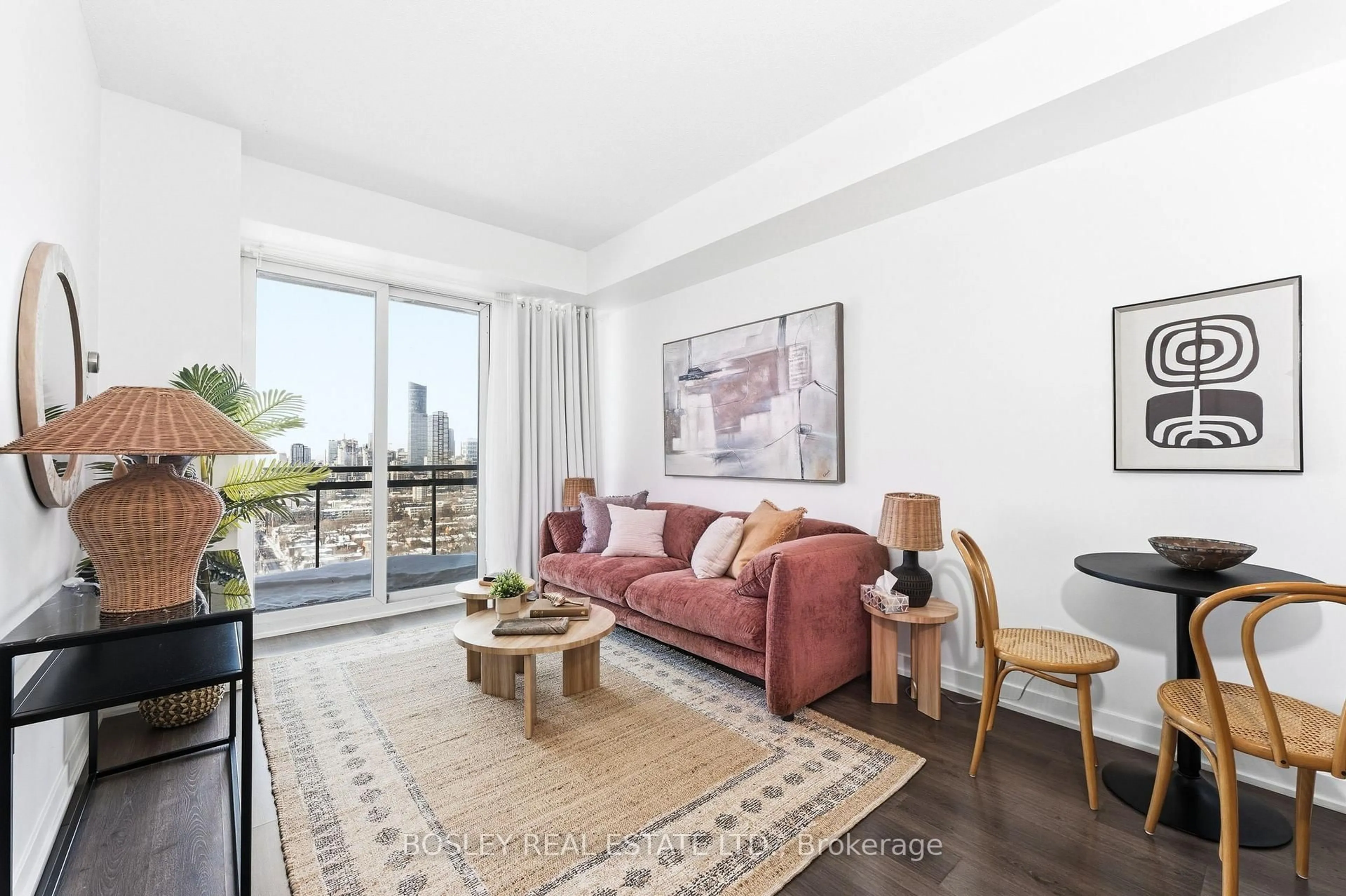 Living room with furniture, unknown for 225 Sackville St #2507, Toronto Ontario M5A 0B9